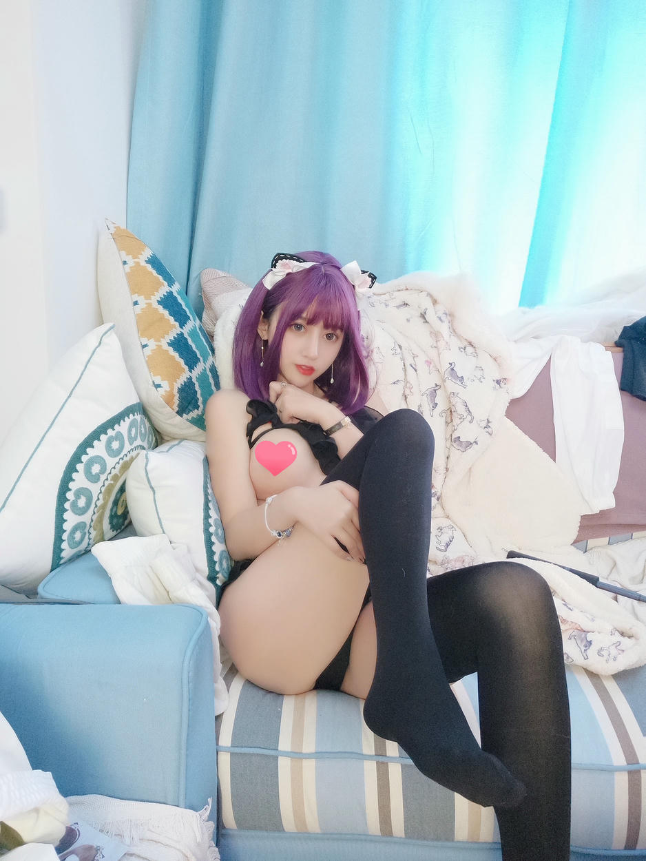 过期米线线喵 NO.025 紫色小恶魔 [13P-41MB]_第1集