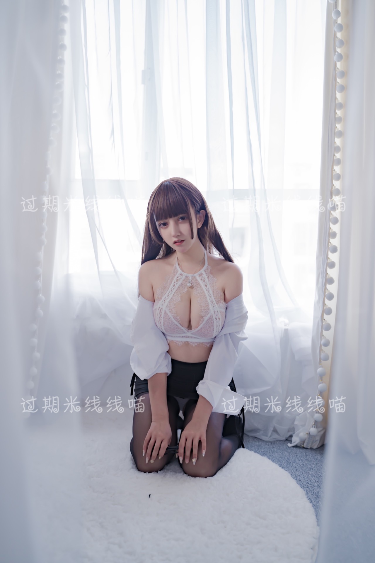 过期米线线喵 NO.047 白色 [40P-9MB]_第1集