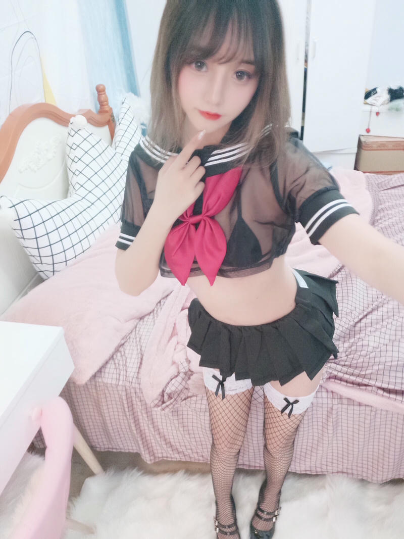 过期米线线喵 NO.049 透明JK网袜 [17P-22MB]_第1集