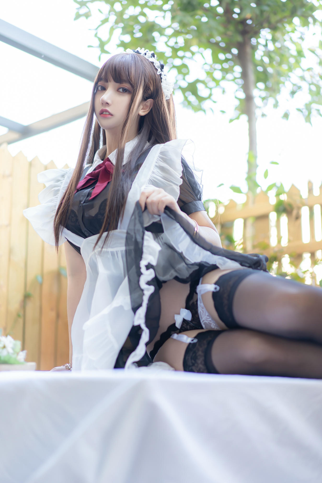 过期米线线喵 NO.067 女仆透 [49P-69MB]_第1集