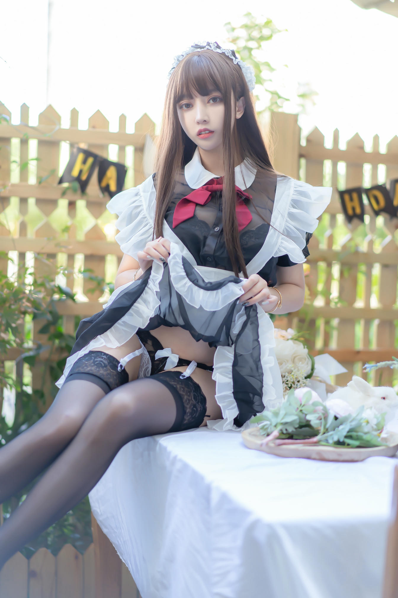 过期米线线喵 NO.067 女仆透 [49P-69MB]_第1集
