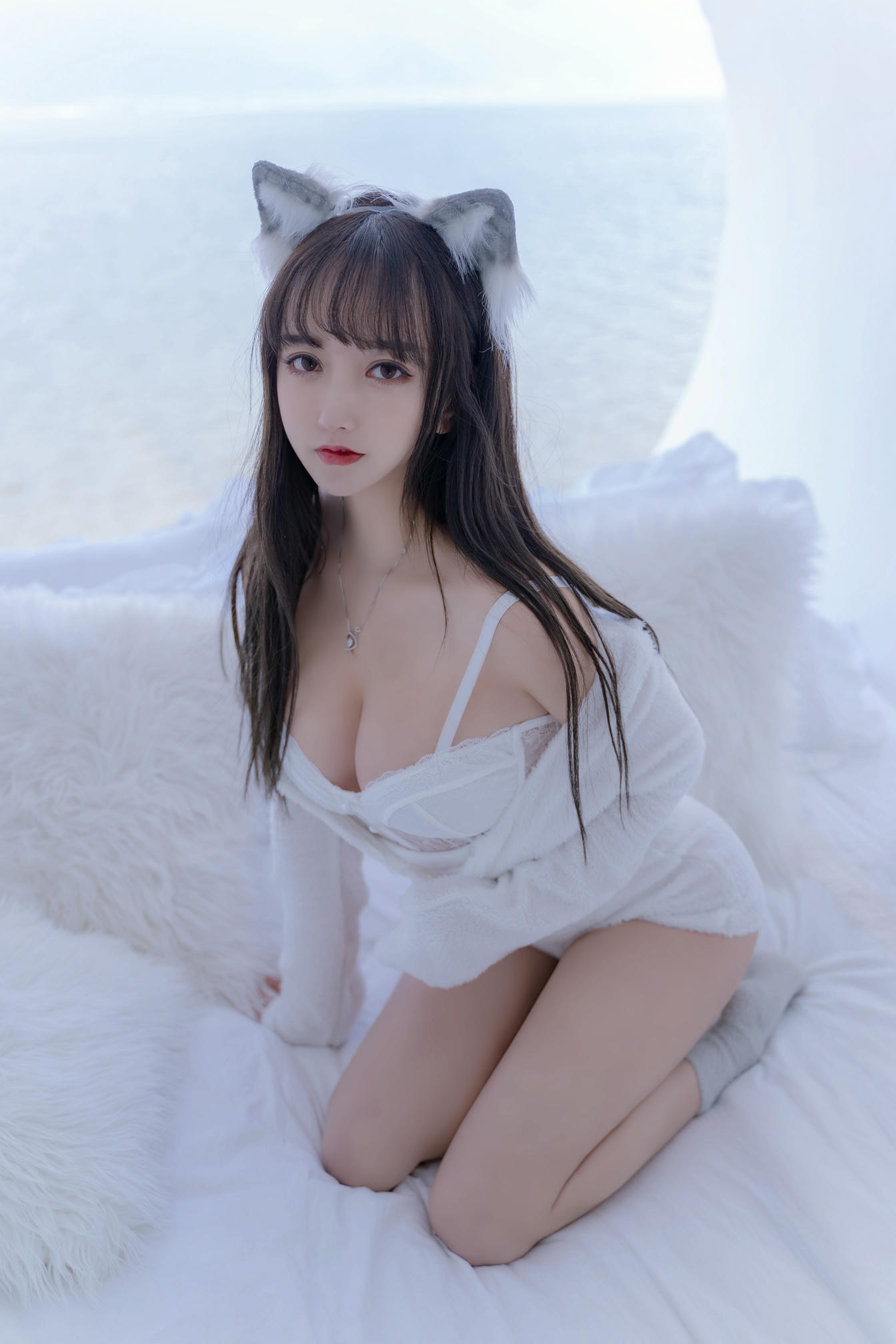 过期米线线喵 NO.073 小白狼 [56P-76MB]_第2集