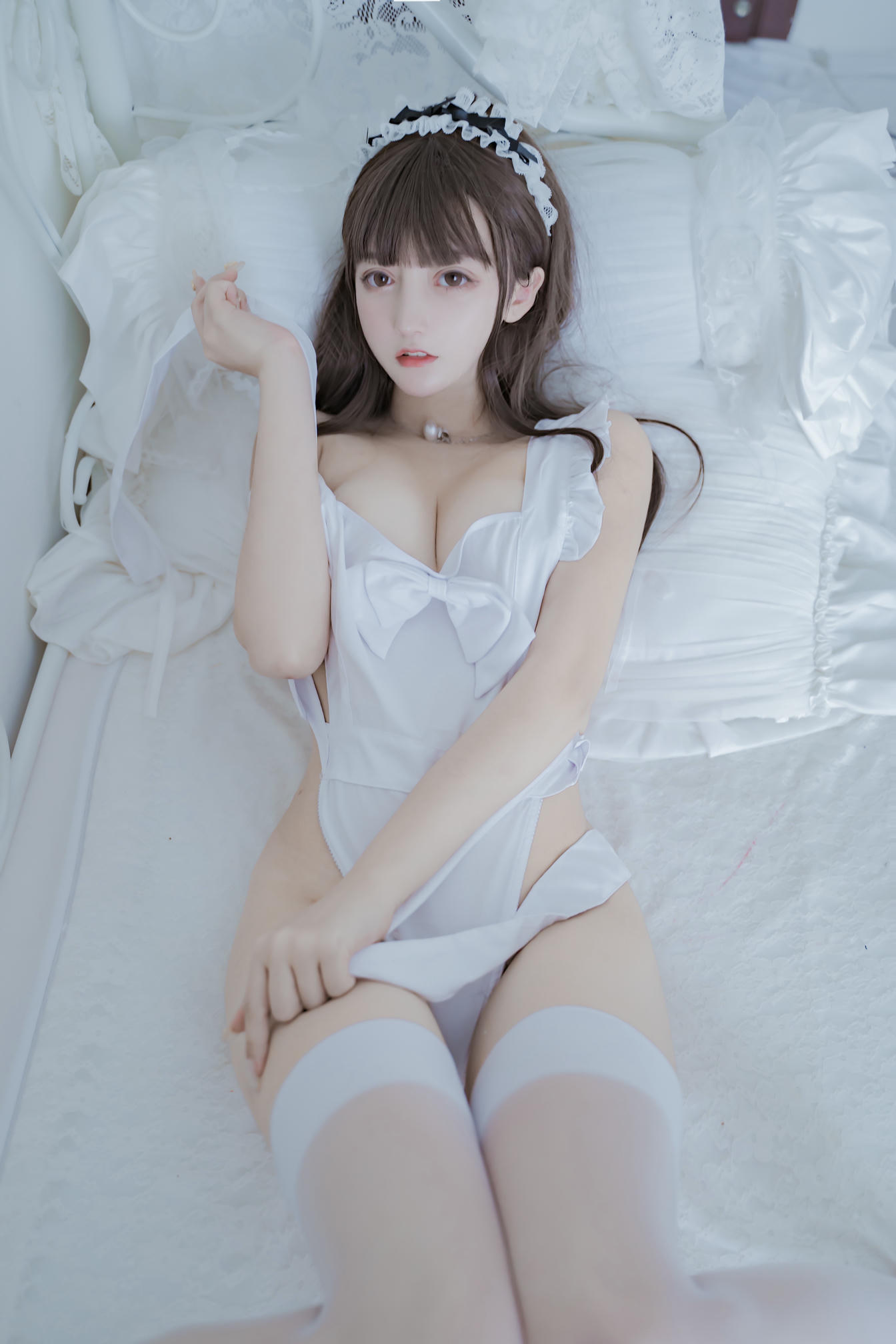 过期米线线喵 NO.080 连体围裙 [31P-61MB]_第1集