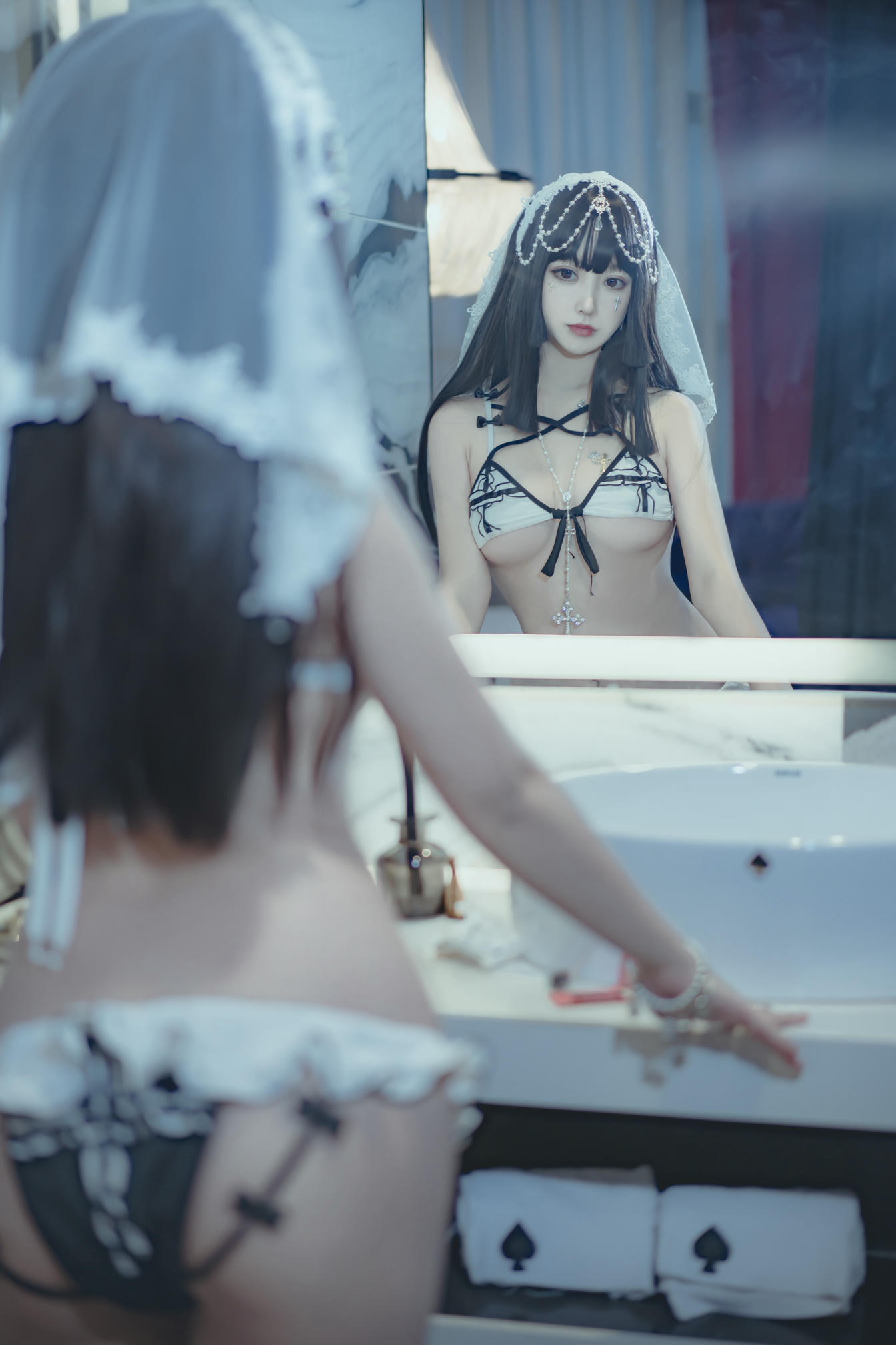 过期米线线喵 NO.087 修女 [53P-81MB]_第2集