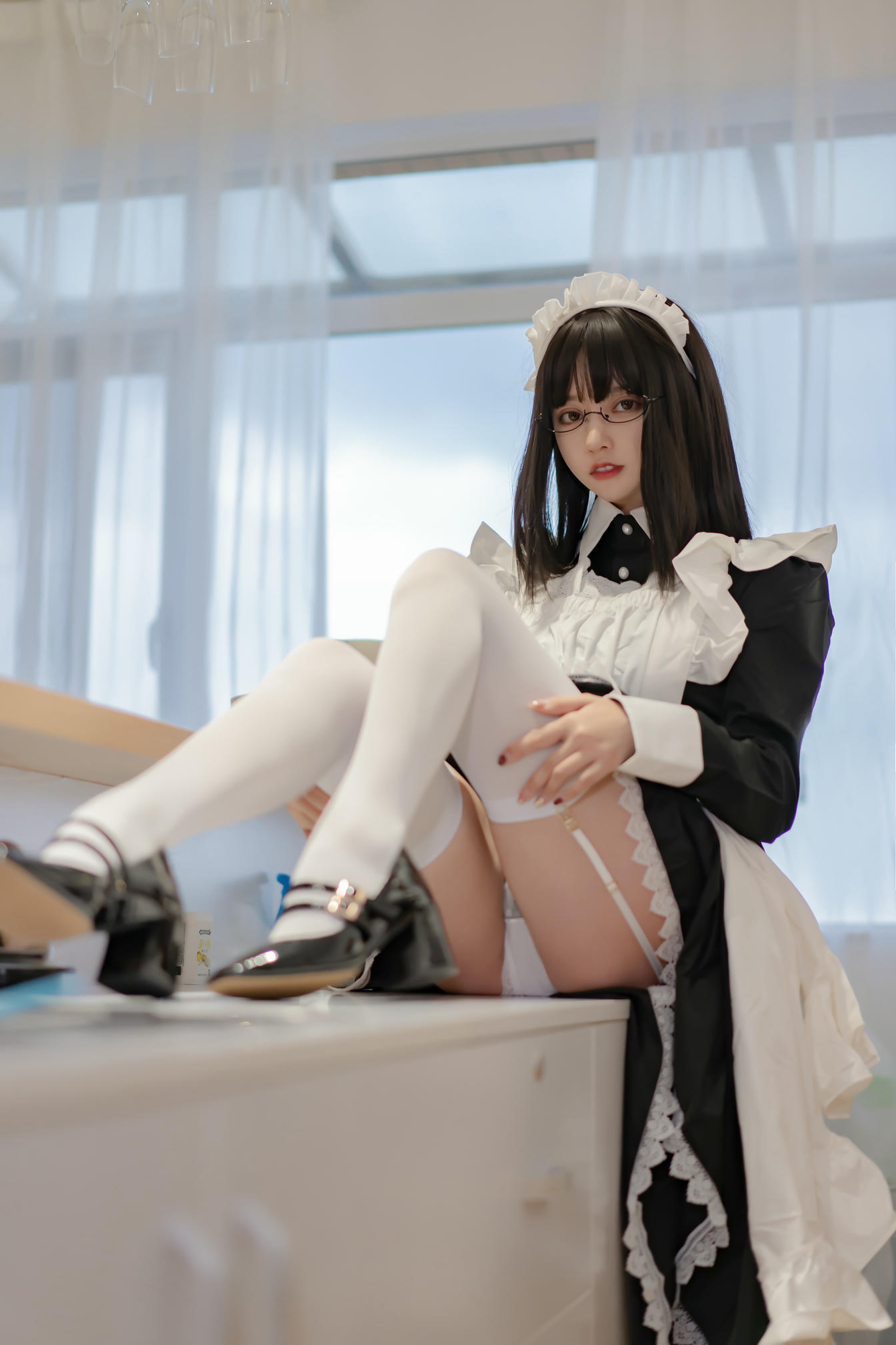 过期米线线喵 NO.099 女仆长 [28P-72MB]_第1集