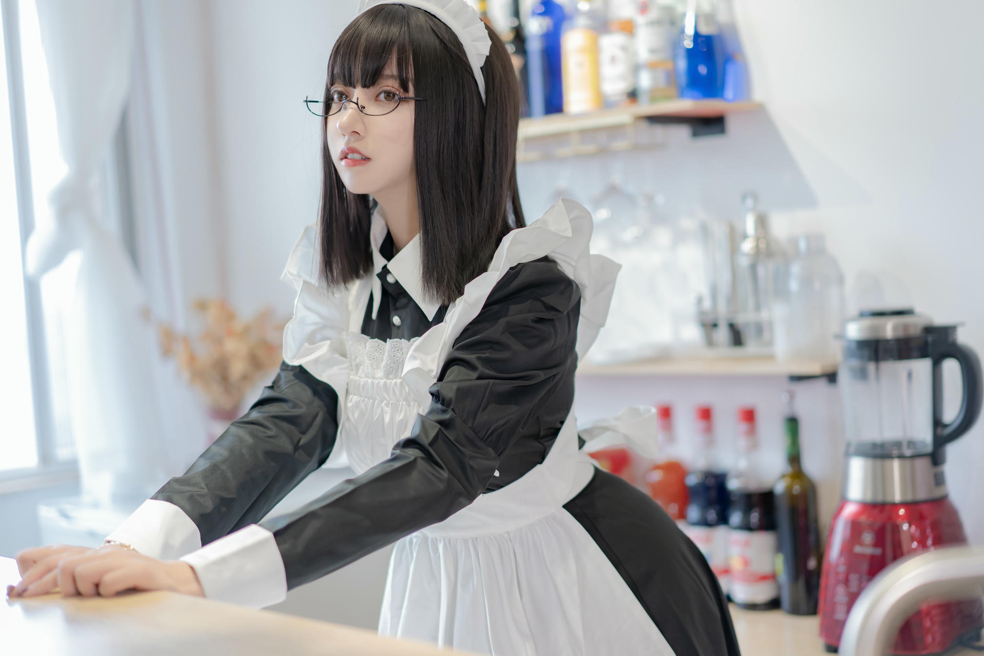 过期米线线喵 NO.099 女仆长 [28P-72MB]_第1集