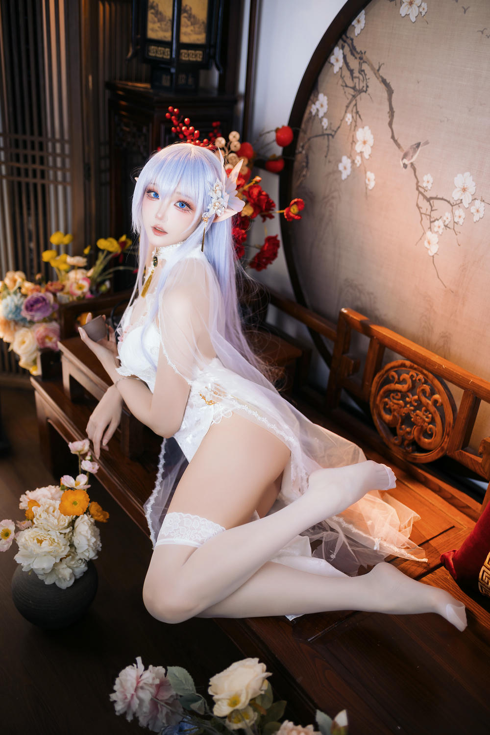 瓜希酱 NO.098 阿尔比恩旗袍[20P-28.3M]_第1集