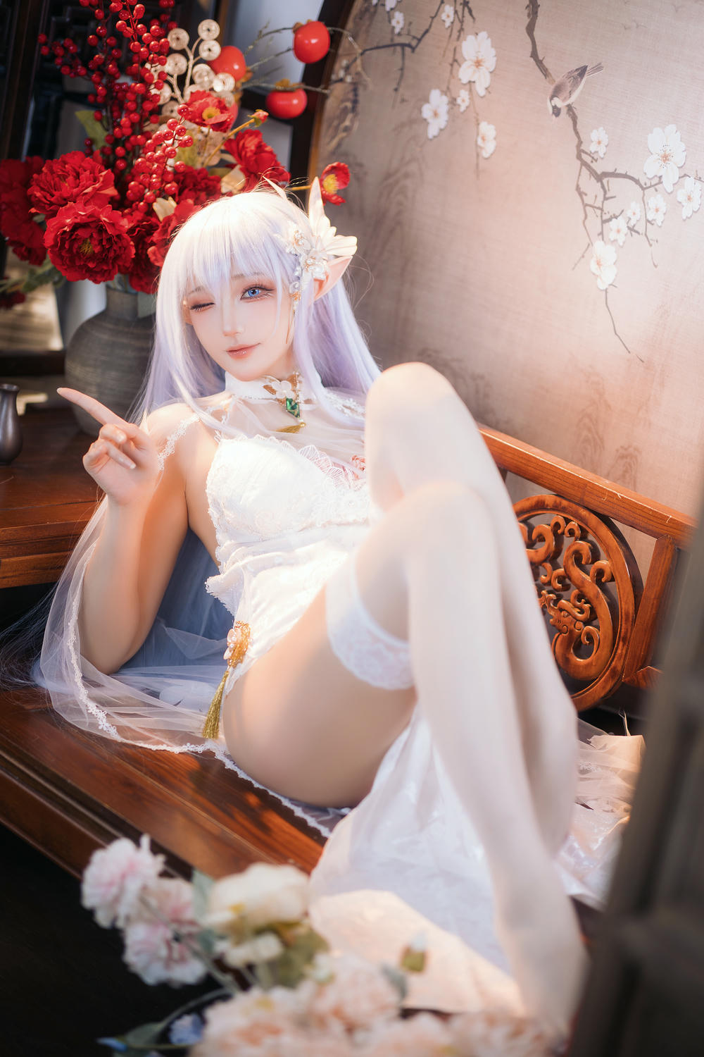 瓜希酱 NO.098 阿尔比恩旗袍[20P-28.3M]_第1集