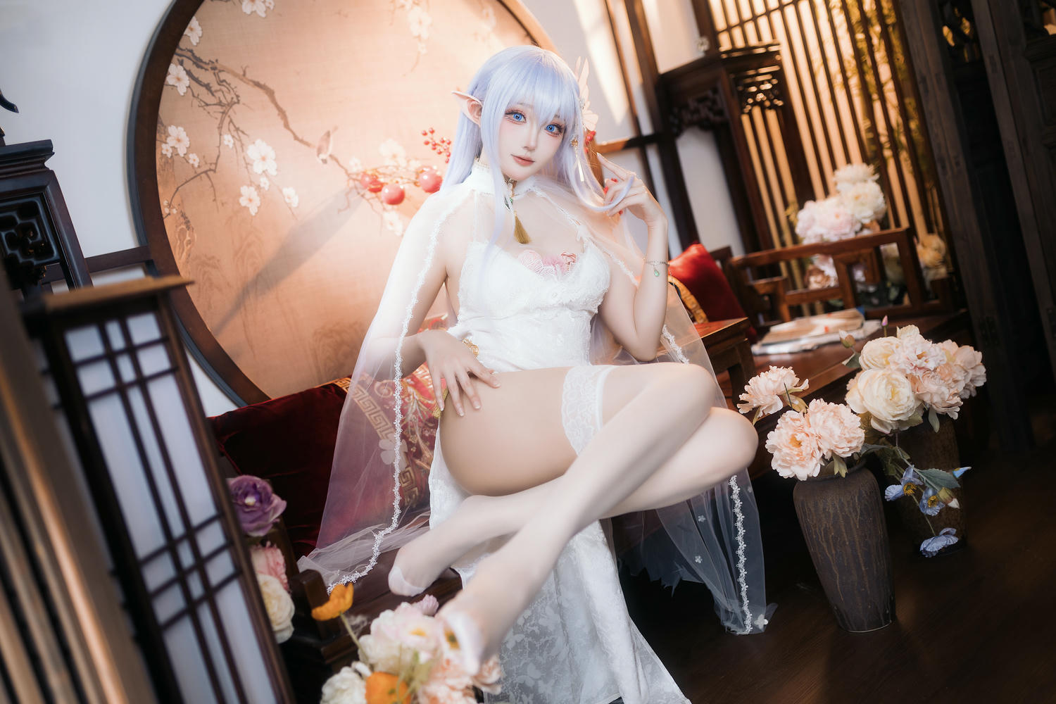 瓜希酱 NO.098 阿尔比恩旗袍[20P-28.3M]_第1集