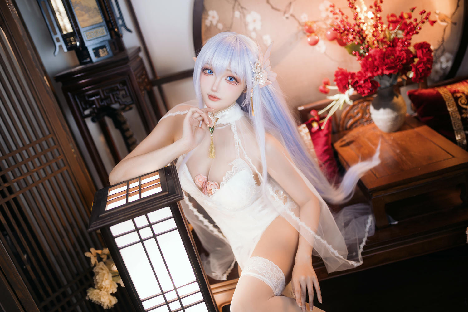 瓜希酱 NO.098 阿尔比恩旗袍[20P-28.3M]_第1集