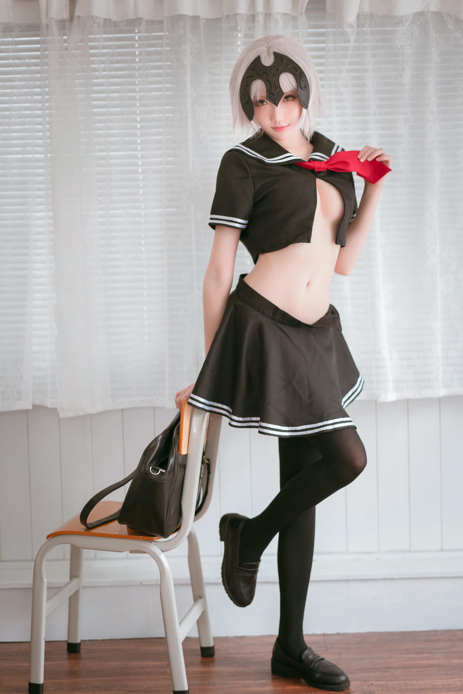 瓜希酱 NO.023 黑贞德 校服_第1集