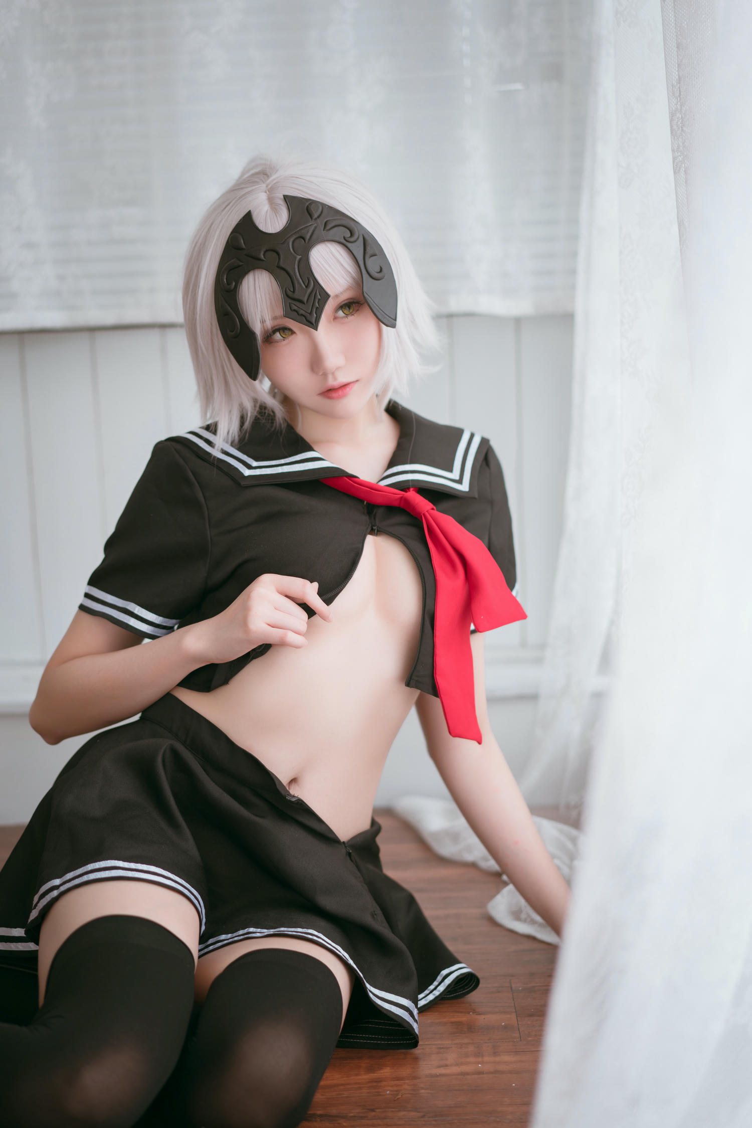 瓜希酱 NO.023 黑贞德 校服_第1集