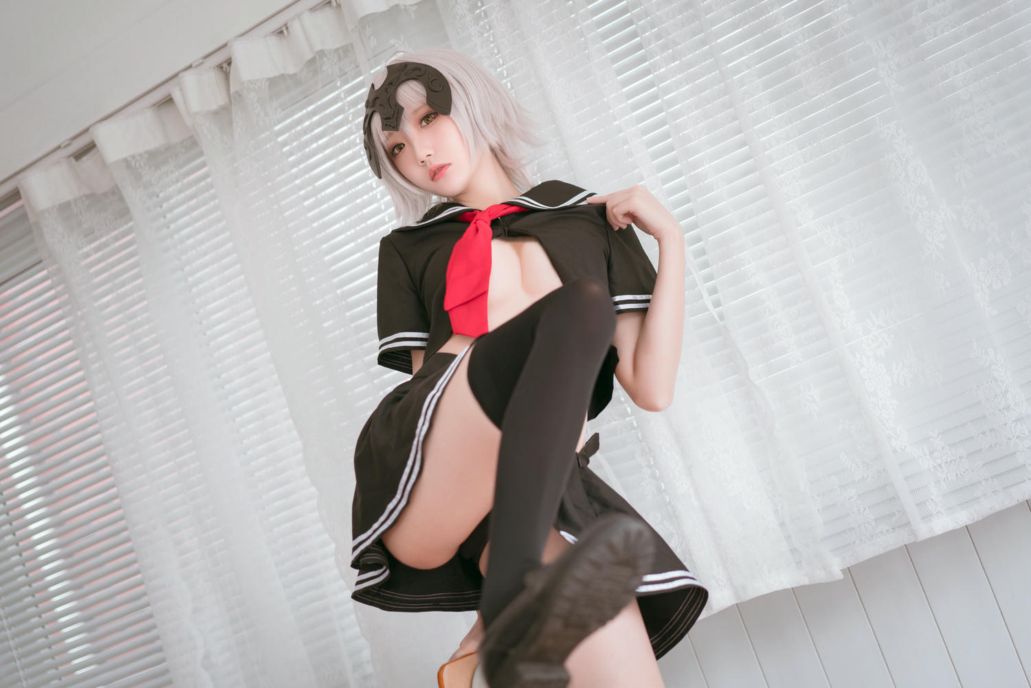 瓜希酱 NO.023 黑贞德 校服_第1集