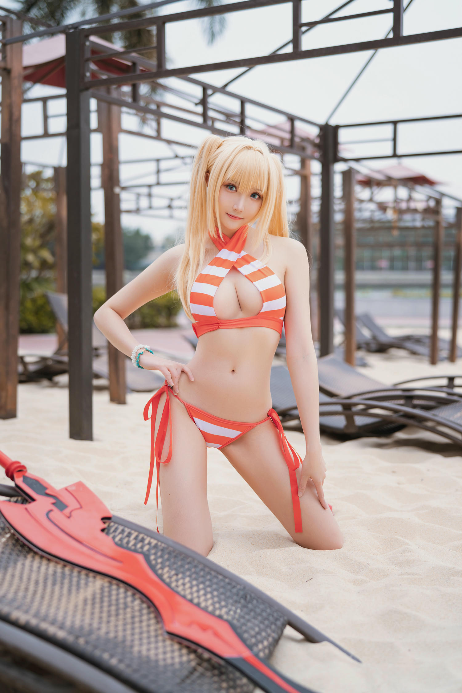 瓜希酱 NO.032 尼禄水着 [20P-91MB]_第1集