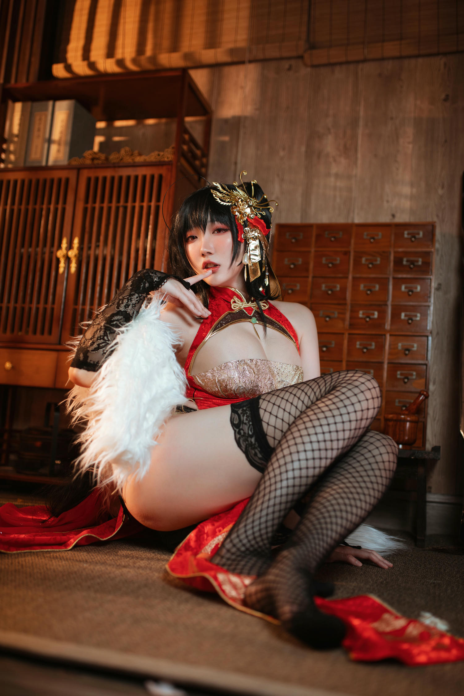 瓜希酱 NO.044 大凤旗袍 [22P-138MB]_第1集