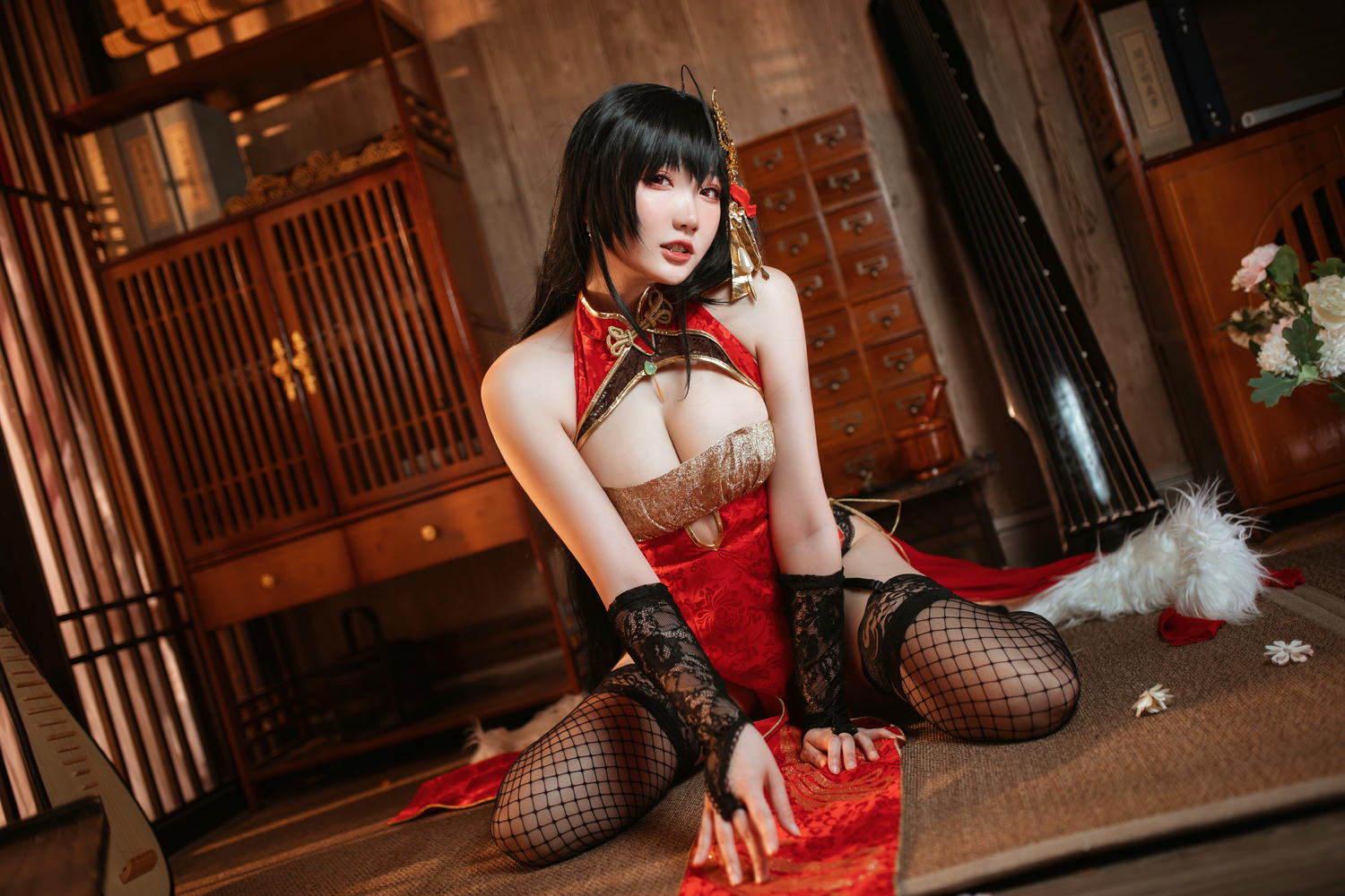瓜希酱 NO.044 大凤旗袍 [22P-138MB]_第1集
