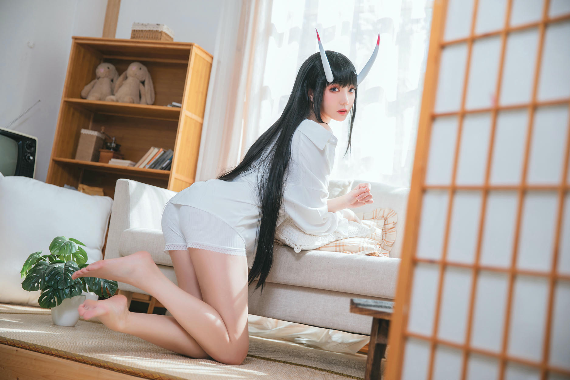 瓜希酱 NO.045 能代衬衣 [23P-108MB]_第1集
