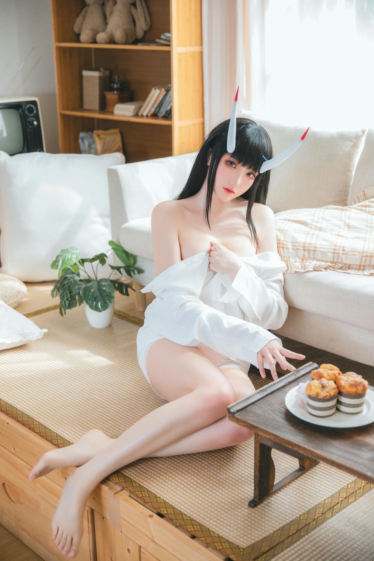 瓜希酱 NO.045 能代衬衣 [23P-108MB]_第1集