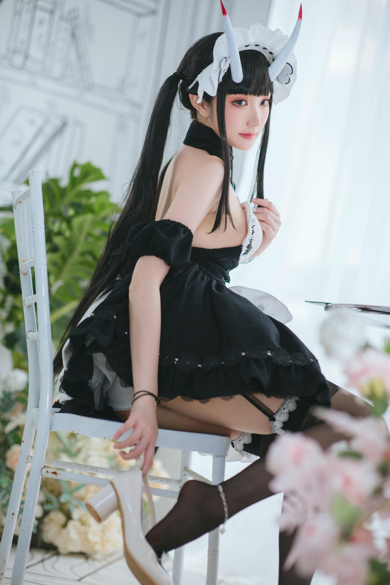 瓜希酱 NO.047 能代女仆 [22P96M]_第1集