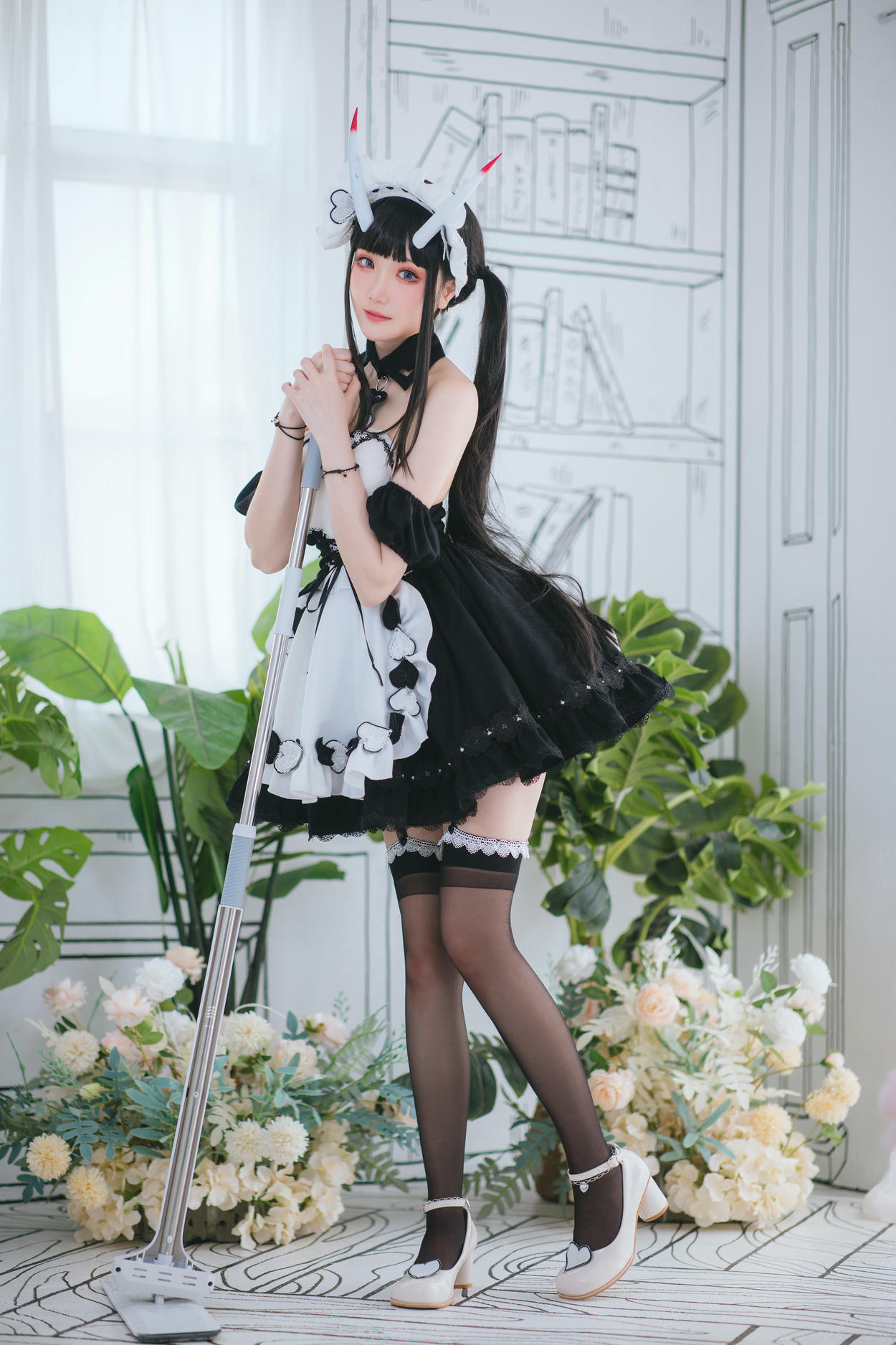 瓜希酱 NO.047 能代女仆 [22P96M]_第1集