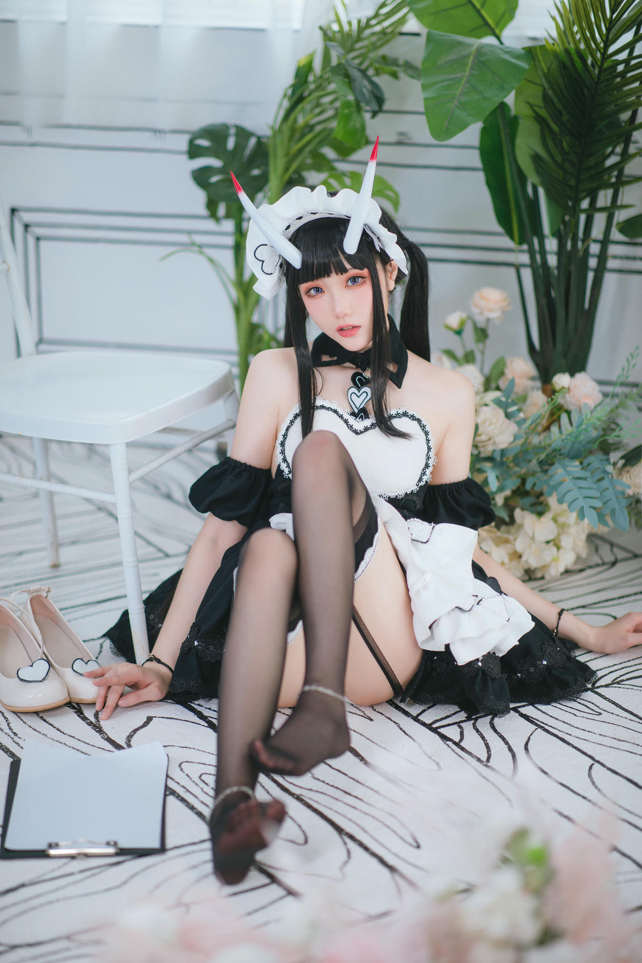 瓜希酱 NO.047 能代女仆 [22P96M]_第1集
