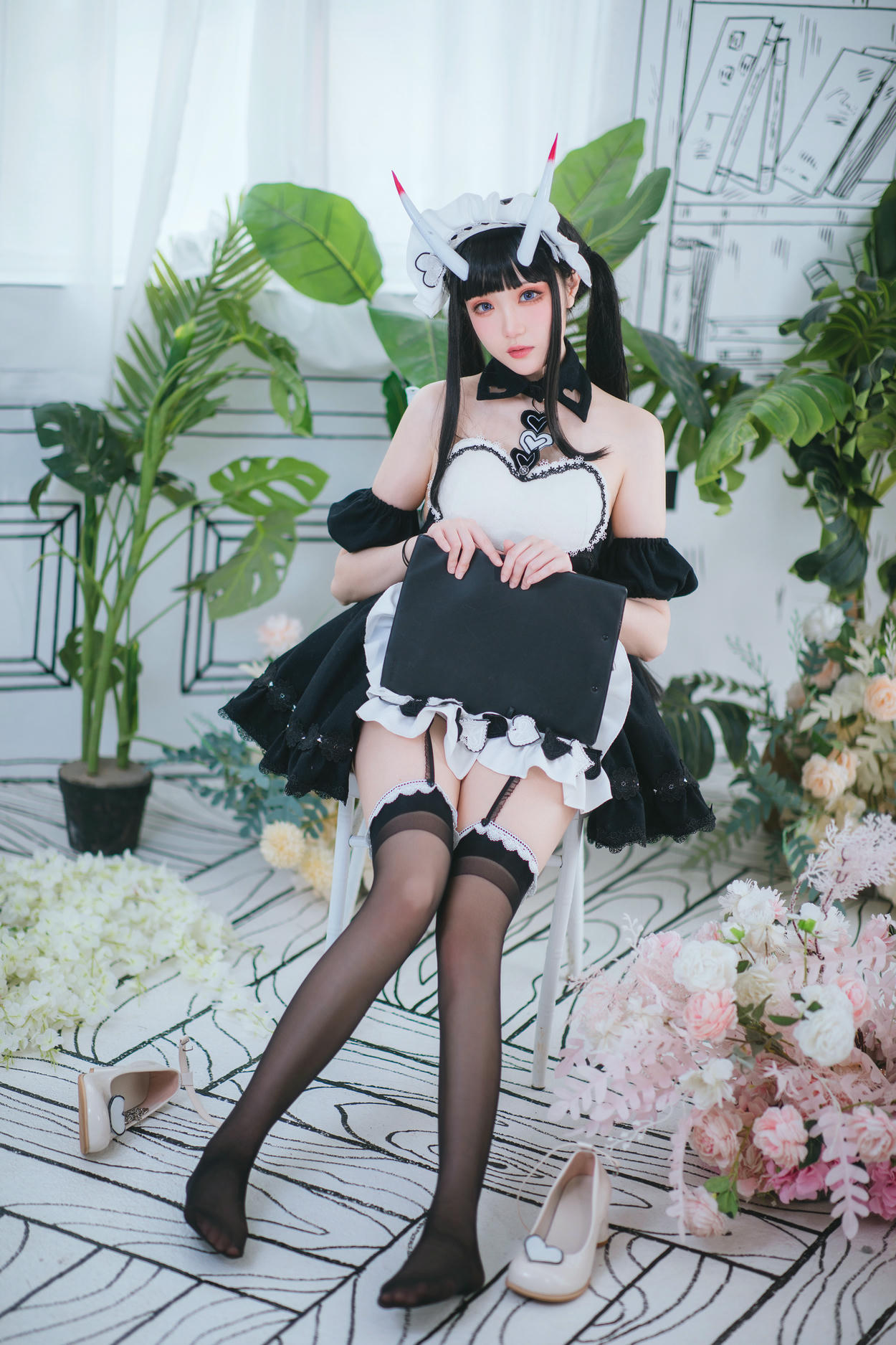 瓜希酱 NO.047 能代女仆 [22P96M]_第2集