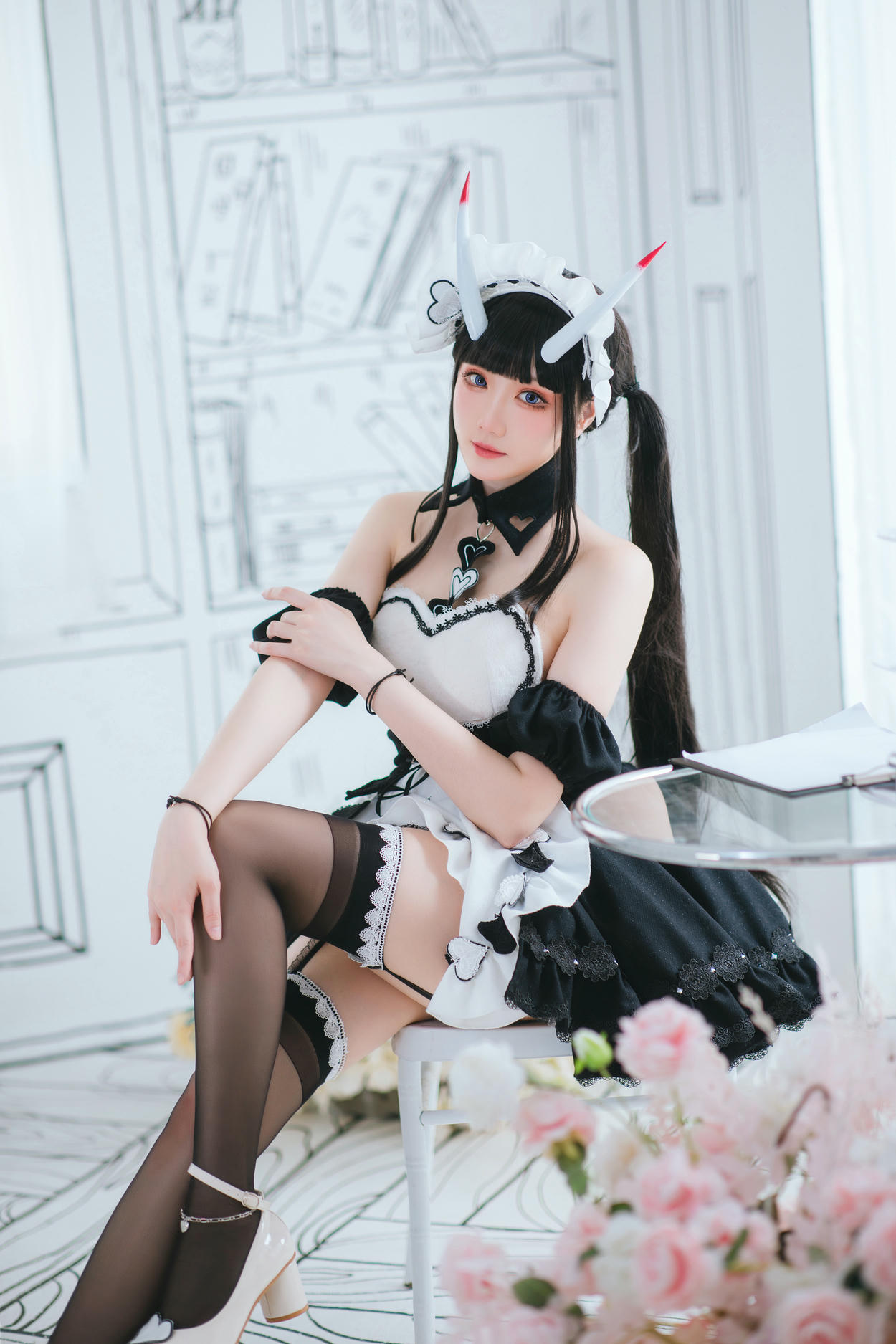瓜希酱 NO.047 能代女仆 [22P96M]_第1集