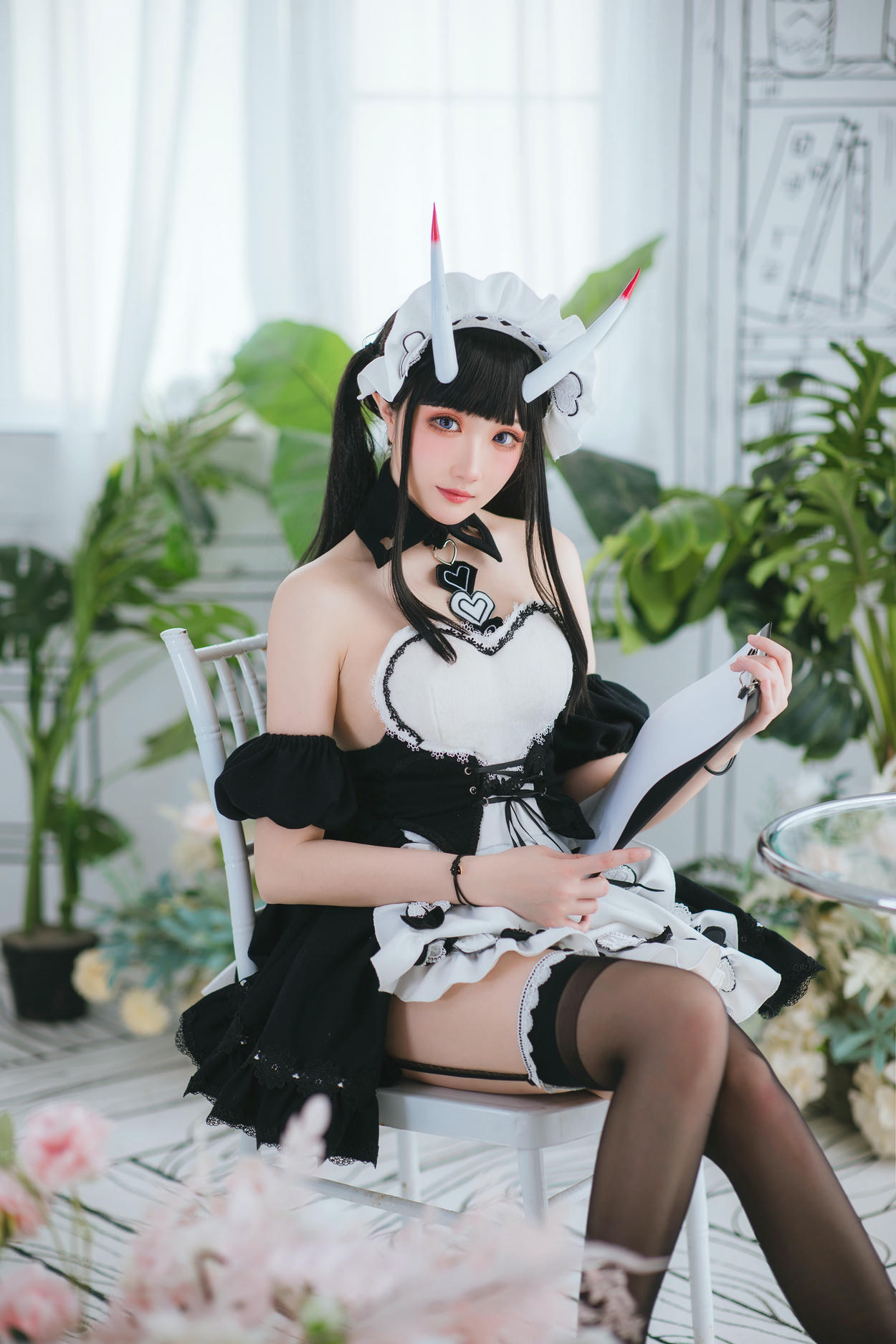 瓜希酱 NO.047 能代女仆 [22P96M]_第1集