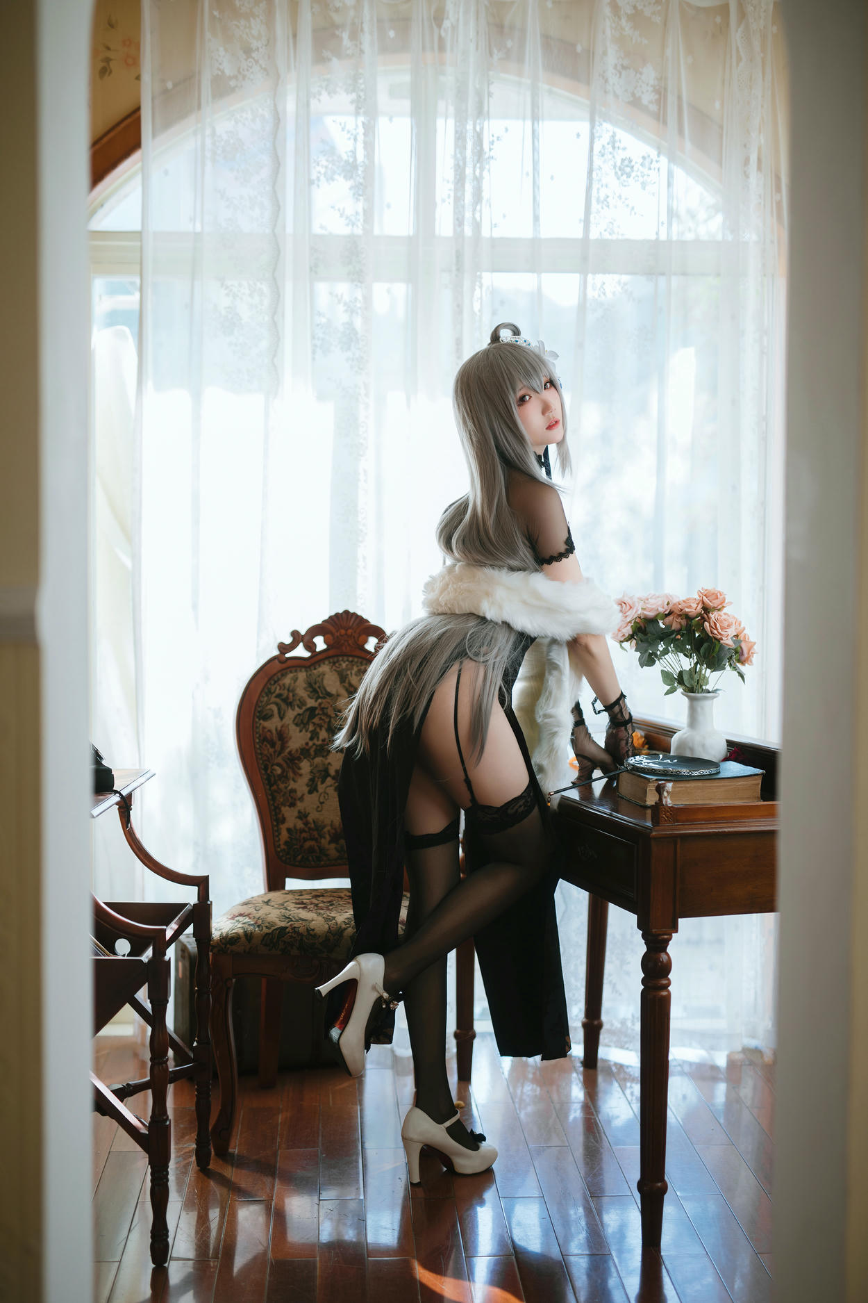 瓜希酱 NO.059 碧蓝航线 路易九世旗袍 [18P-83MB]_第1集