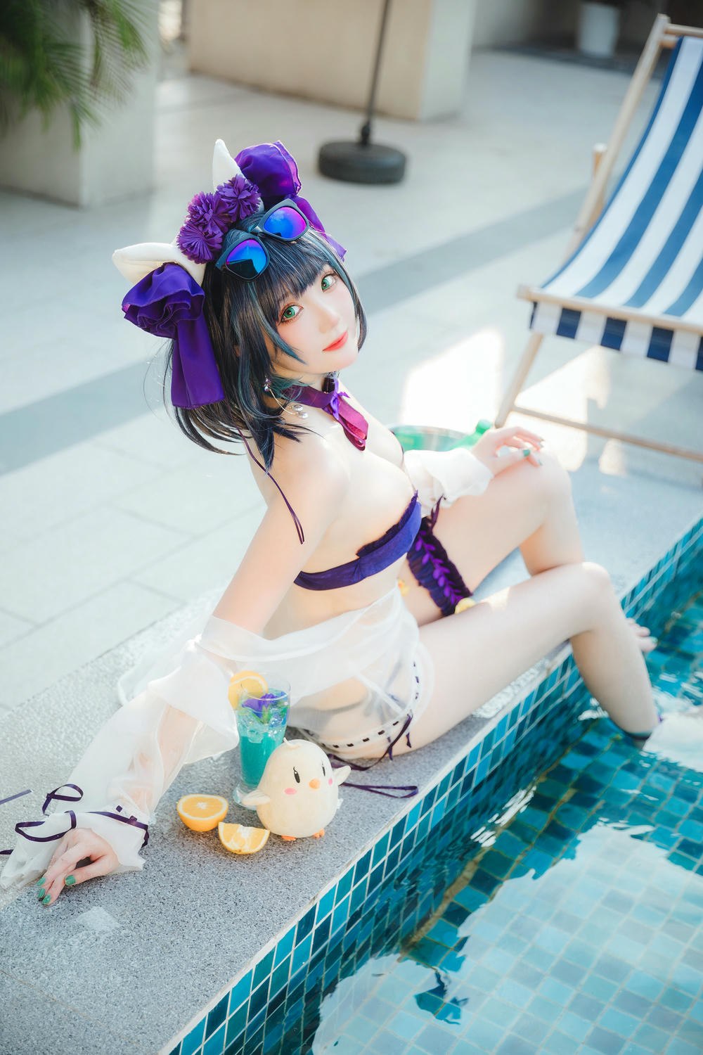 瓜希酱 NO.074 柴郡泳装 [32P-102MB]_第2集