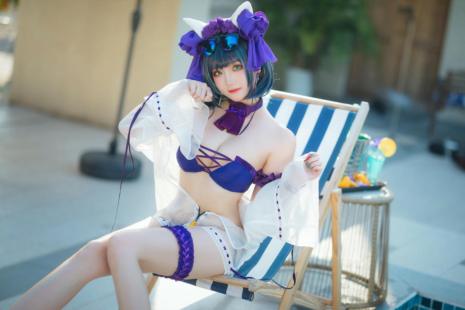 瓜希酱 NO.074 柴郡泳装 [32P-102MB]_第1集