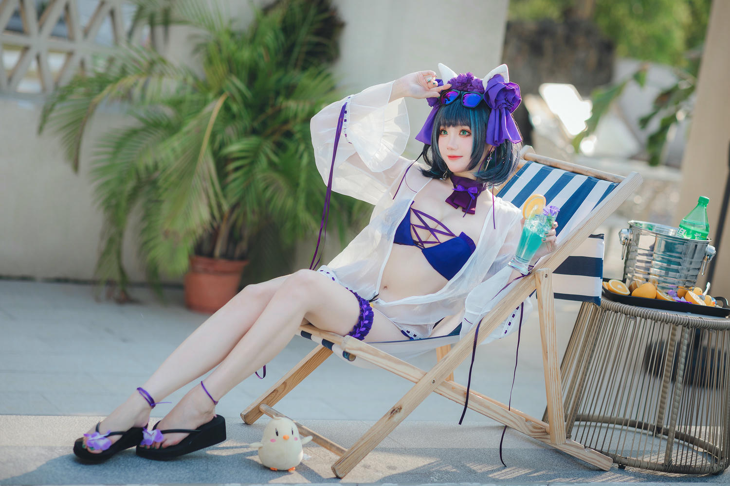 瓜希酱 NO.074 柴郡泳装 [32P-102MB]_第1集