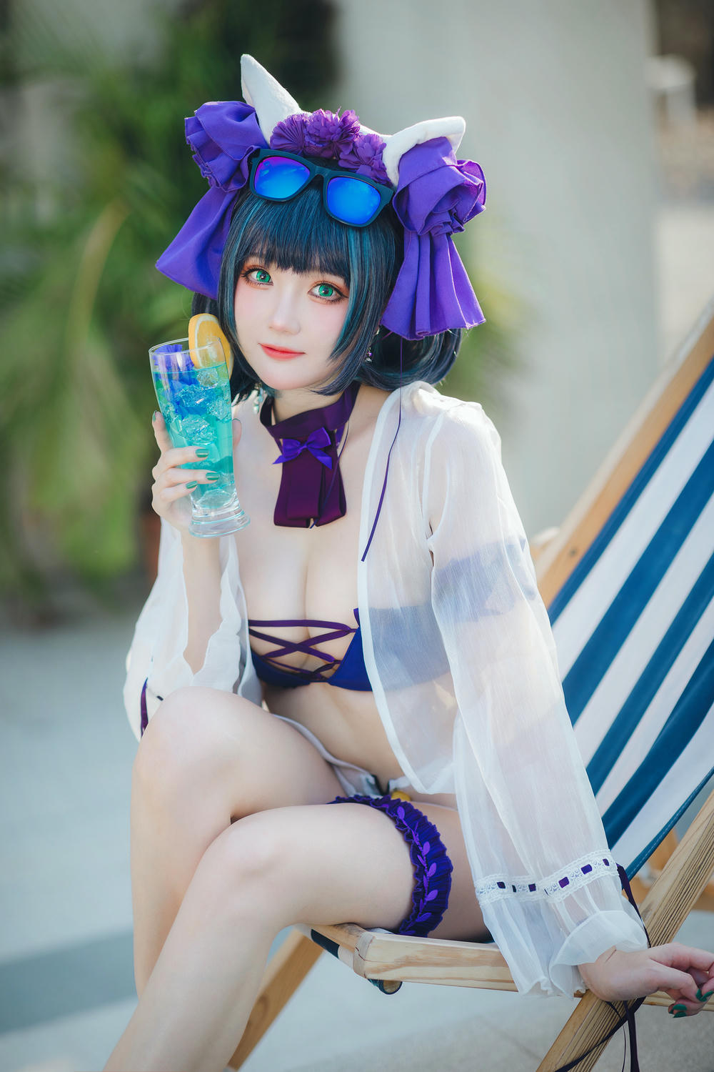 瓜希酱 NO.074 柴郡泳装 [32P-102MB]_第1集
