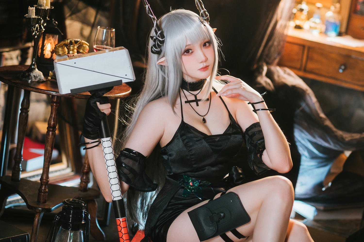 瓜希酱 NO.075 明日方舟 泥岩音律联觉-零号特工 [25P-100MB]_第2集