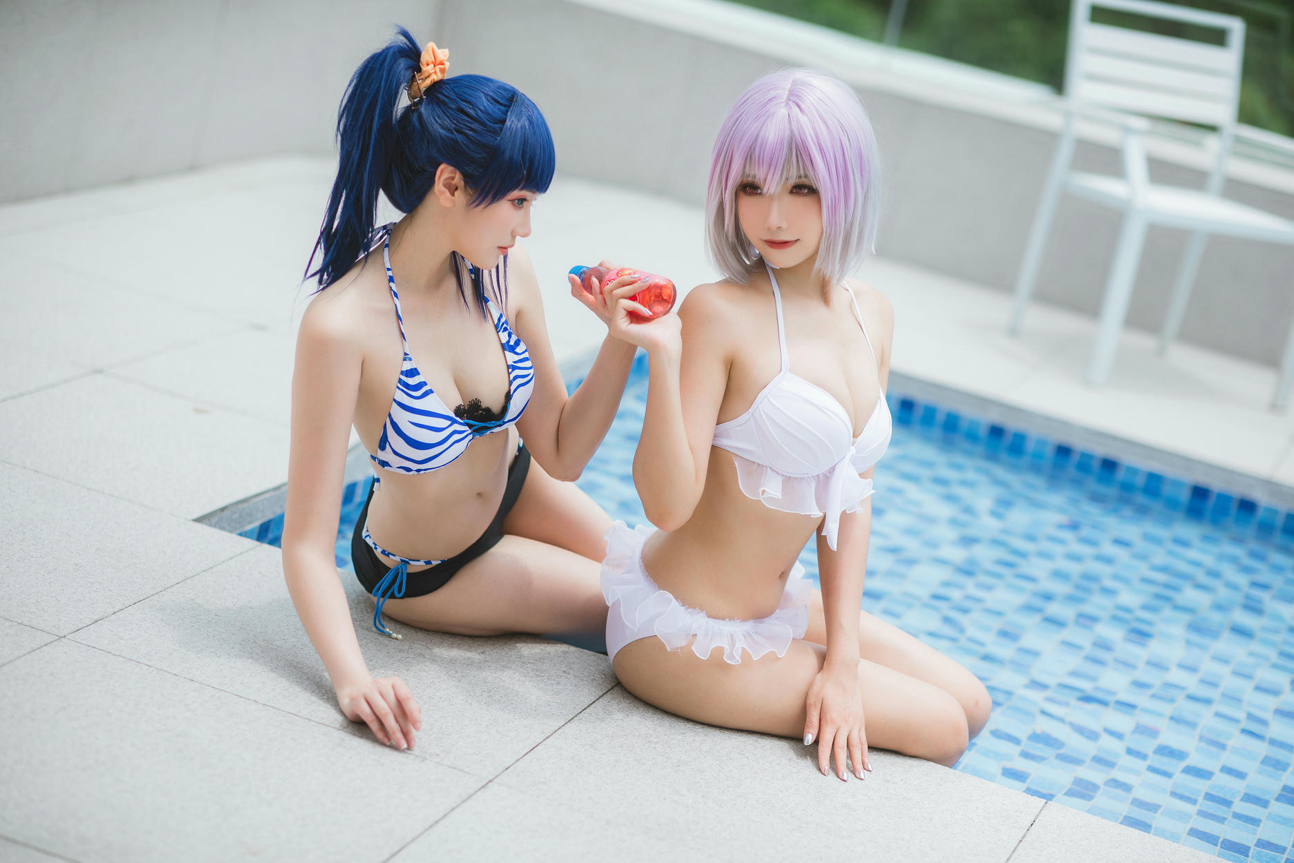 瓜希酱 NO.083 &Momoko葵葵 宝多六花 新条茜 泳装[85P-340.7M]_第2集