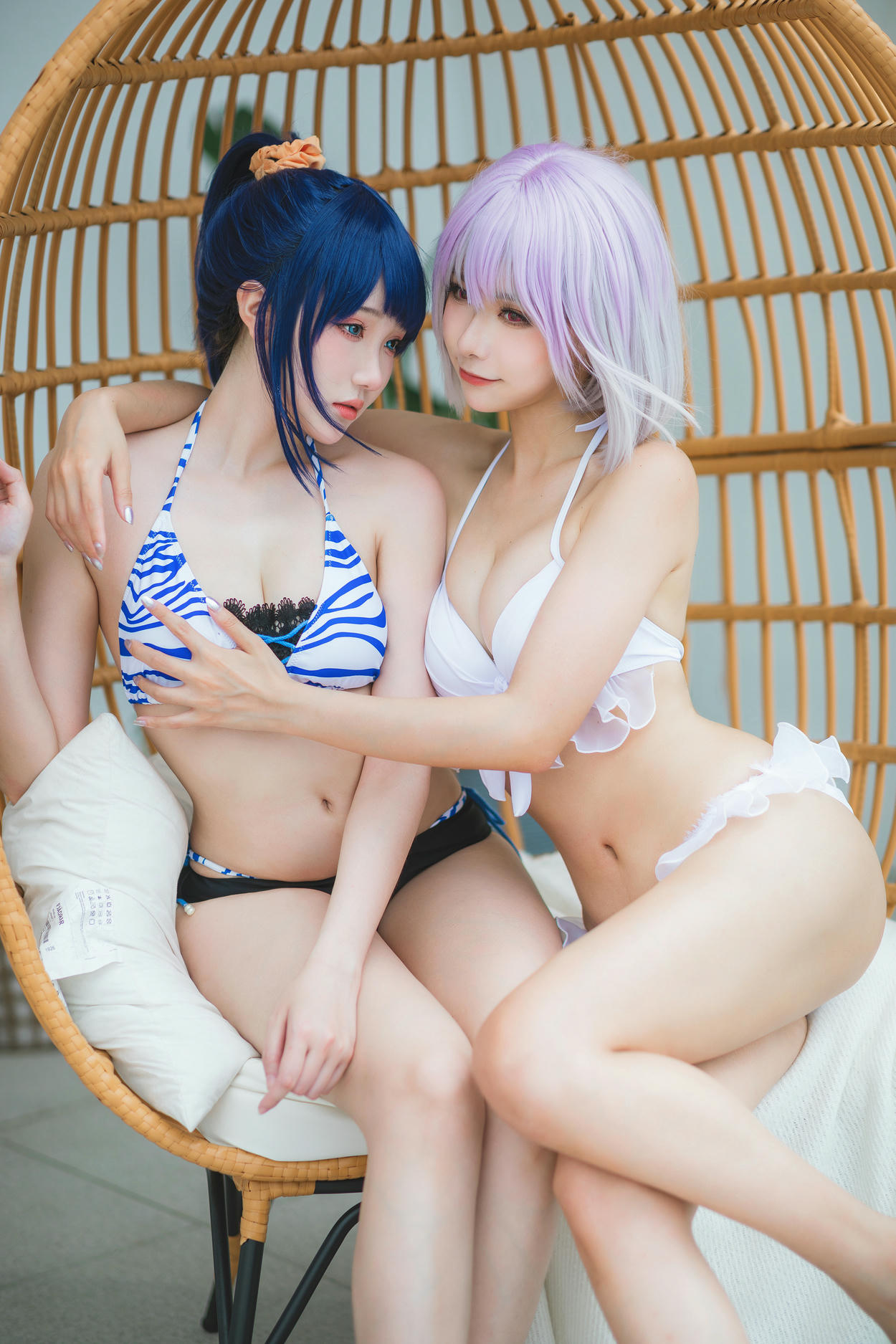 瓜希酱 NO.083 &Momoko葵葵 宝多六花 新条茜 泳装[85P-340.7M]_第2集