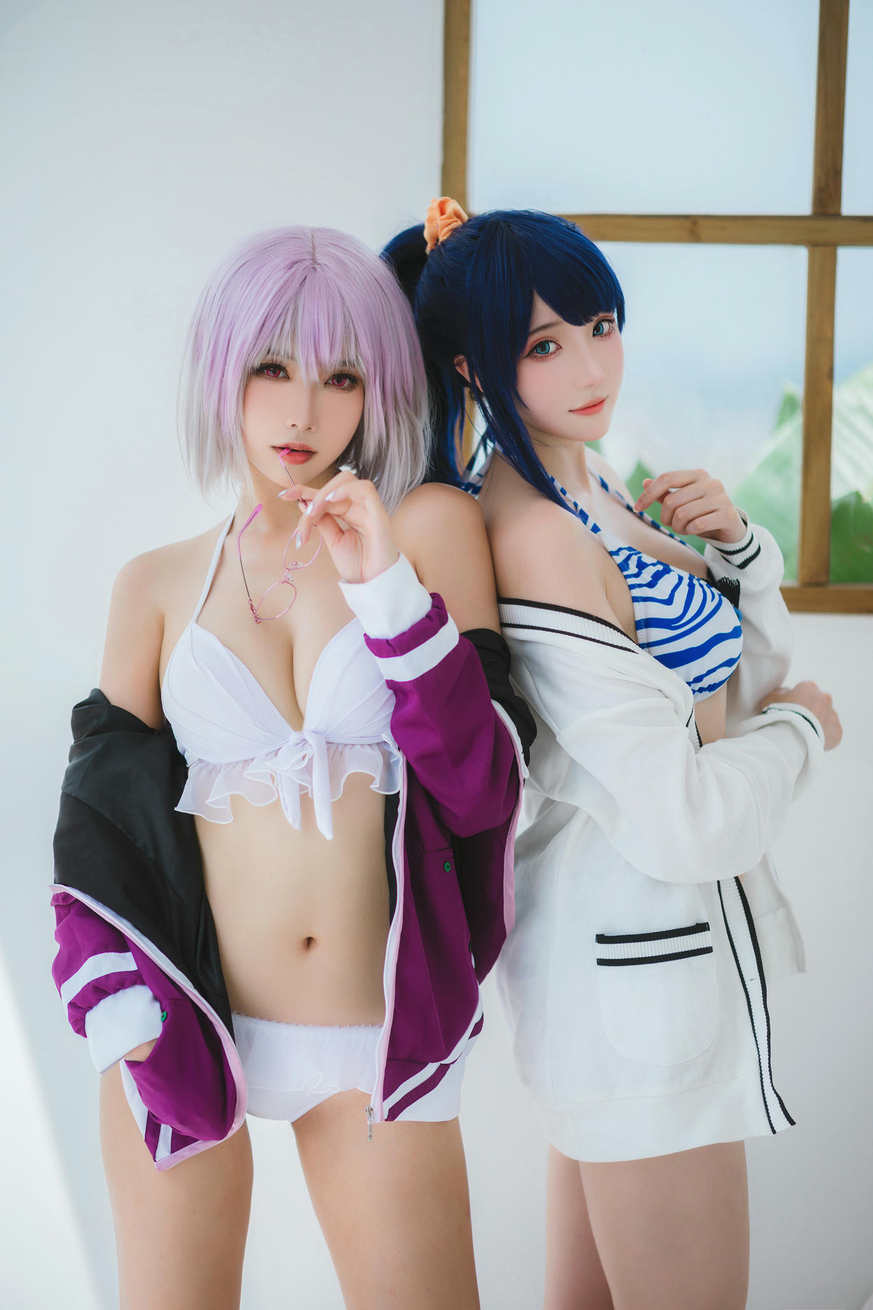瓜希酱 NO.085 &Momoko葵葵 电光超人古利特 宝多六花&新条茜 泳装[85P／453MB]_第3集