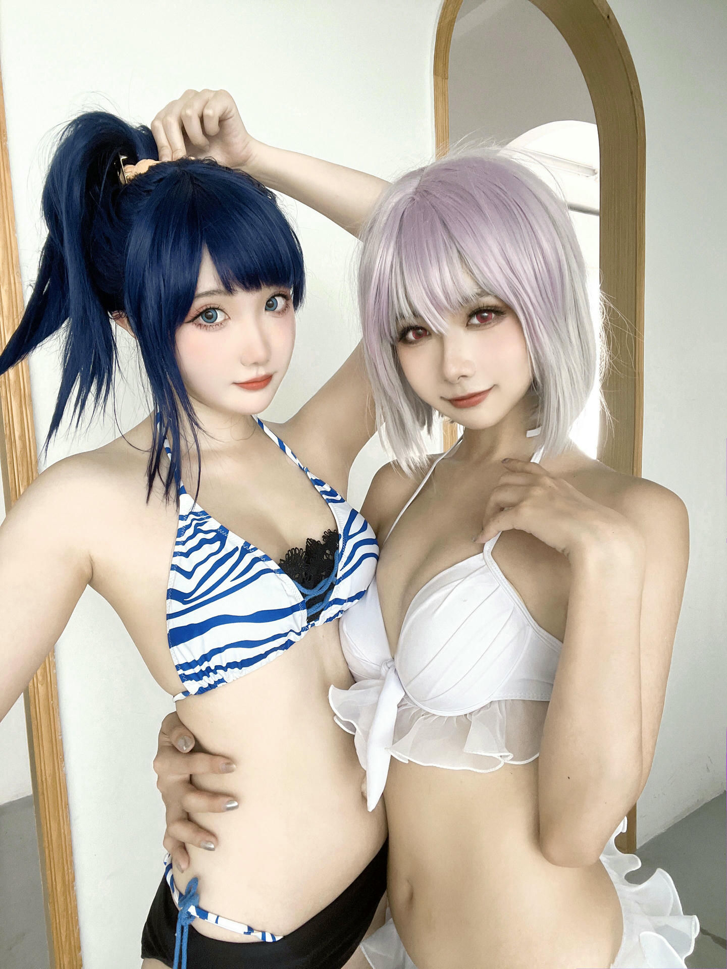 瓜希酱 NO.085 &Momoko葵葵 电光超人古利特 宝多六花&新条茜 泳装[85P／453MB]-ZP_第1集