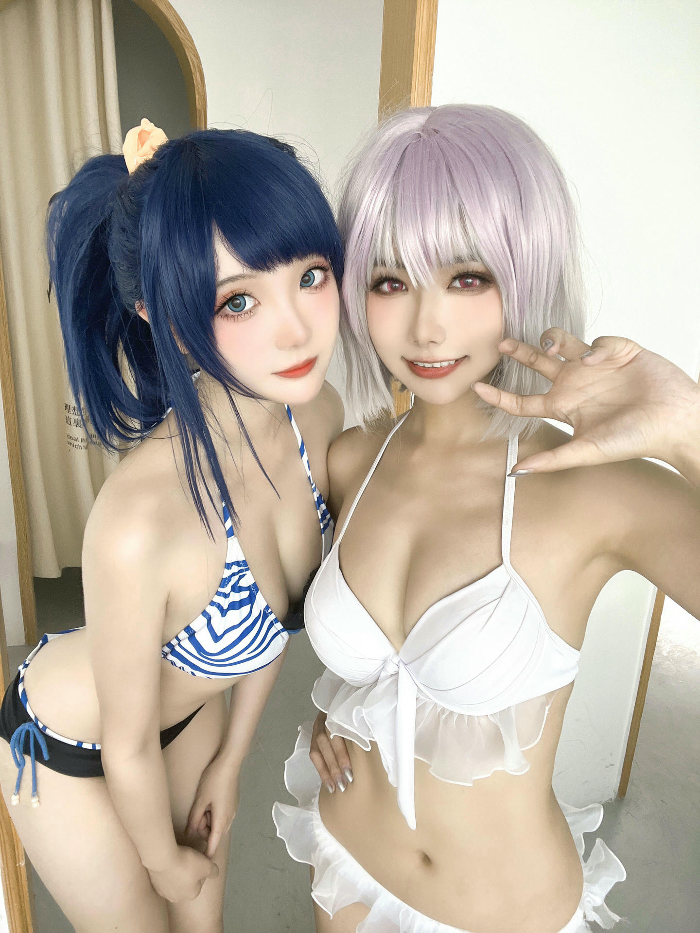 瓜希酱 NO.085 &Momoko葵葵 电光超人古利特 宝多六花&新条茜 泳装[85P／453MB]-ZP_第1集