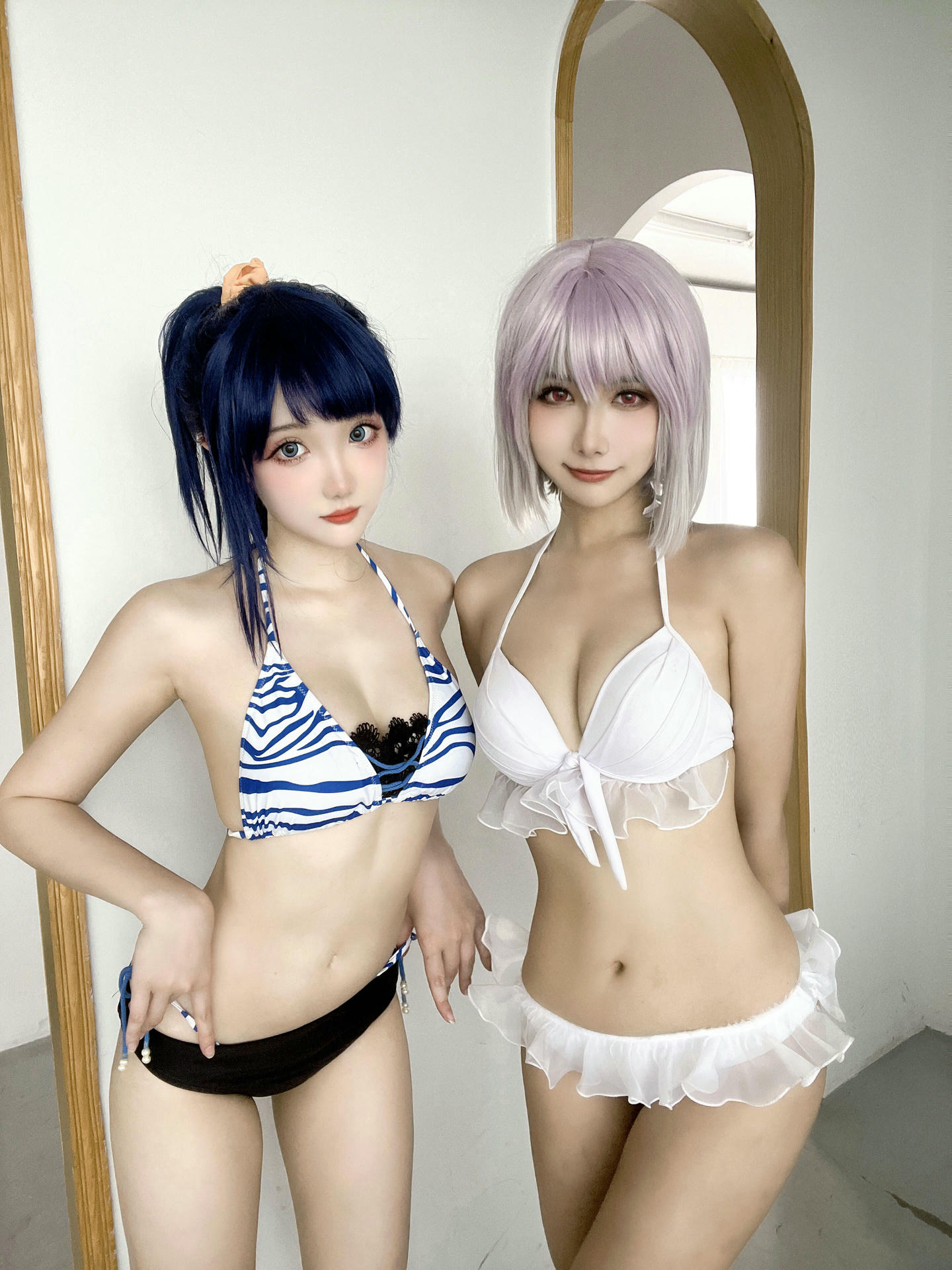 瓜希酱 NO.085 &Momoko葵葵 电光超人古利特 宝多六花&新条茜 泳装[85P／453MB]-ZP_第1集