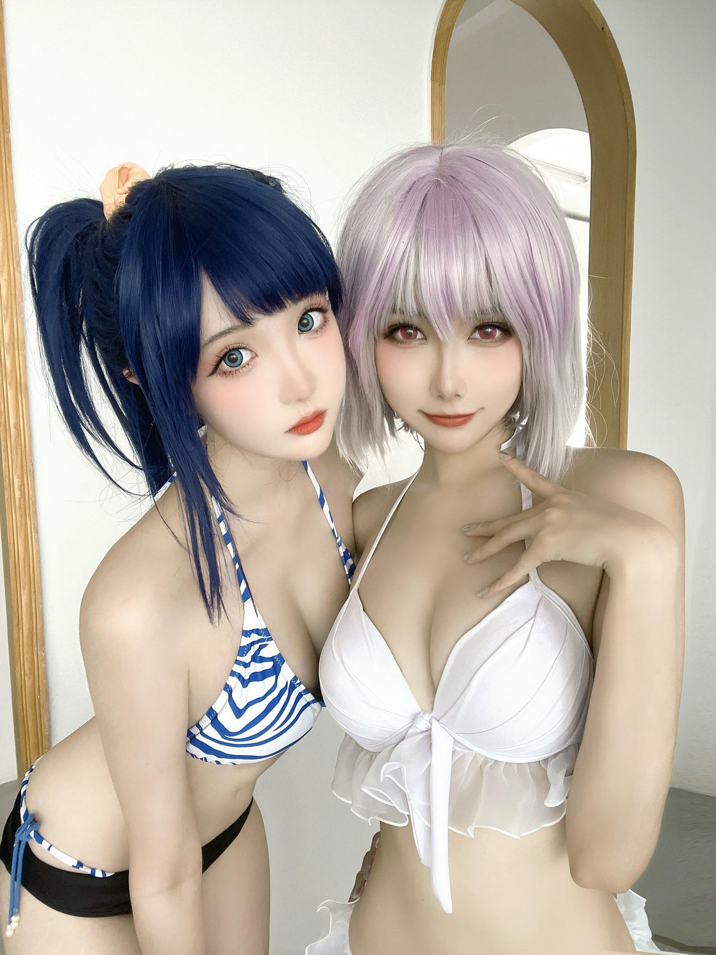 瓜希酱 NO.085 &Momoko葵葵 电光超人古利特 宝多六花&新条茜 泳装[85P／453MB]-ZP_第2集
