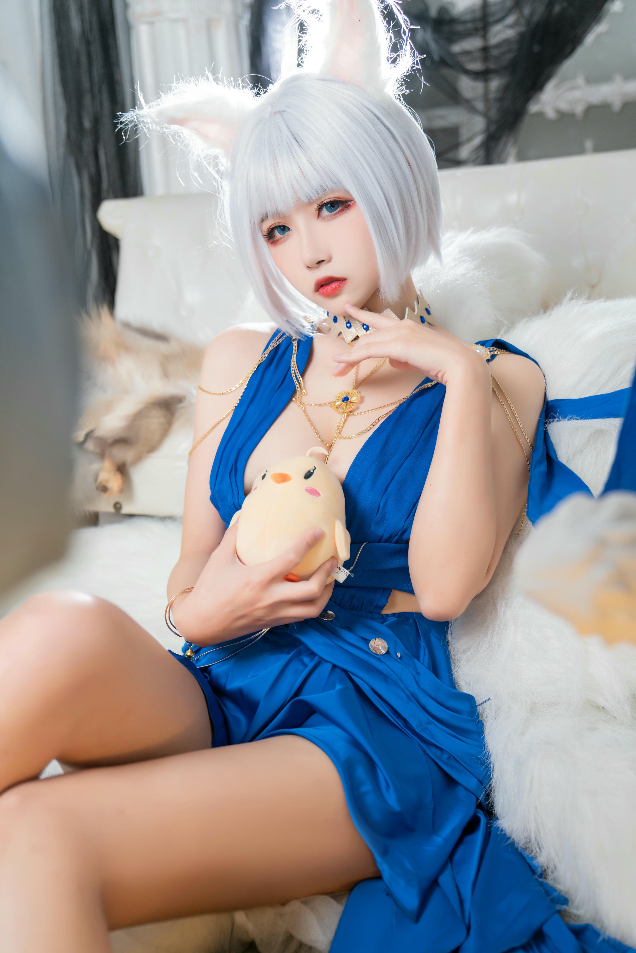 瓜希酱 NO.088 &Momoko葵葵 碧蓝航线赤城&加贺 礼服 [46P 440MB]_第1集