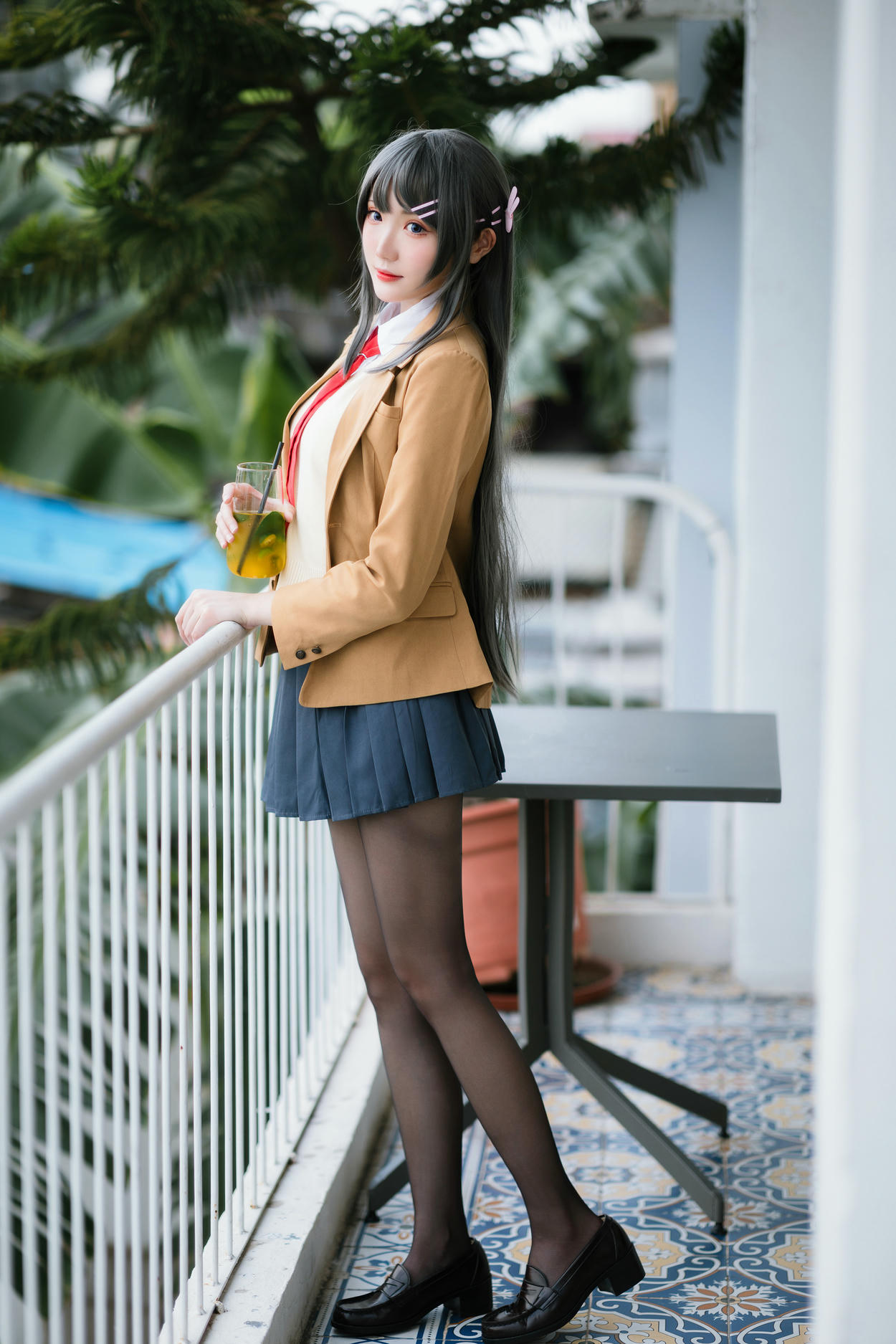 瓜希酱 NO.092 樱岛麻衣 校服[20P-42.2M]_第1集