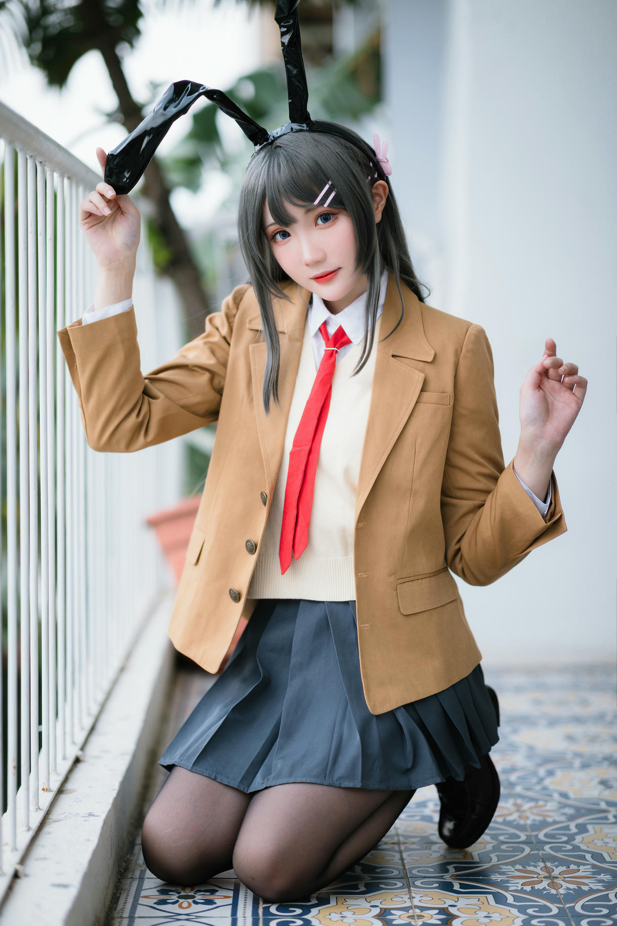 瓜希酱 NO.092 樱岛麻衣 校服[20P-42.2M]_第1集