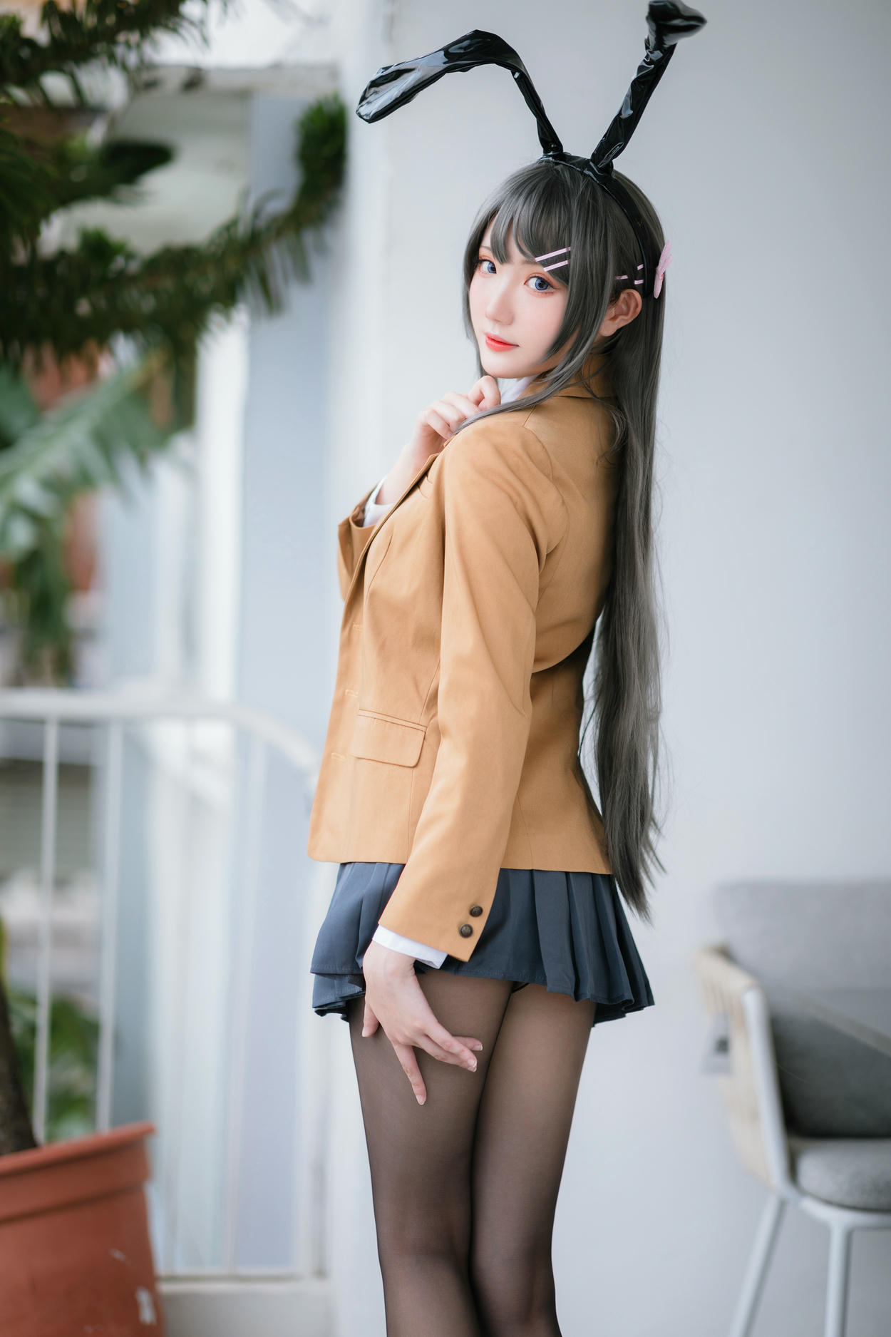 瓜希酱 NO.092 樱岛麻衣 校服[20P-42.2M]_第1集
