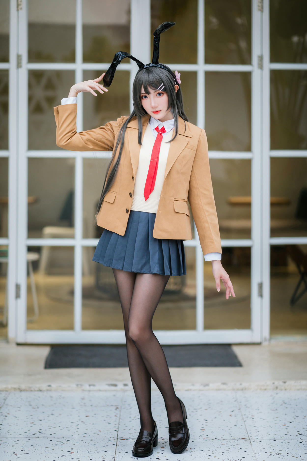 瓜希酱 NO.092 樱岛麻衣 校服[20P-42.2M]_第1集