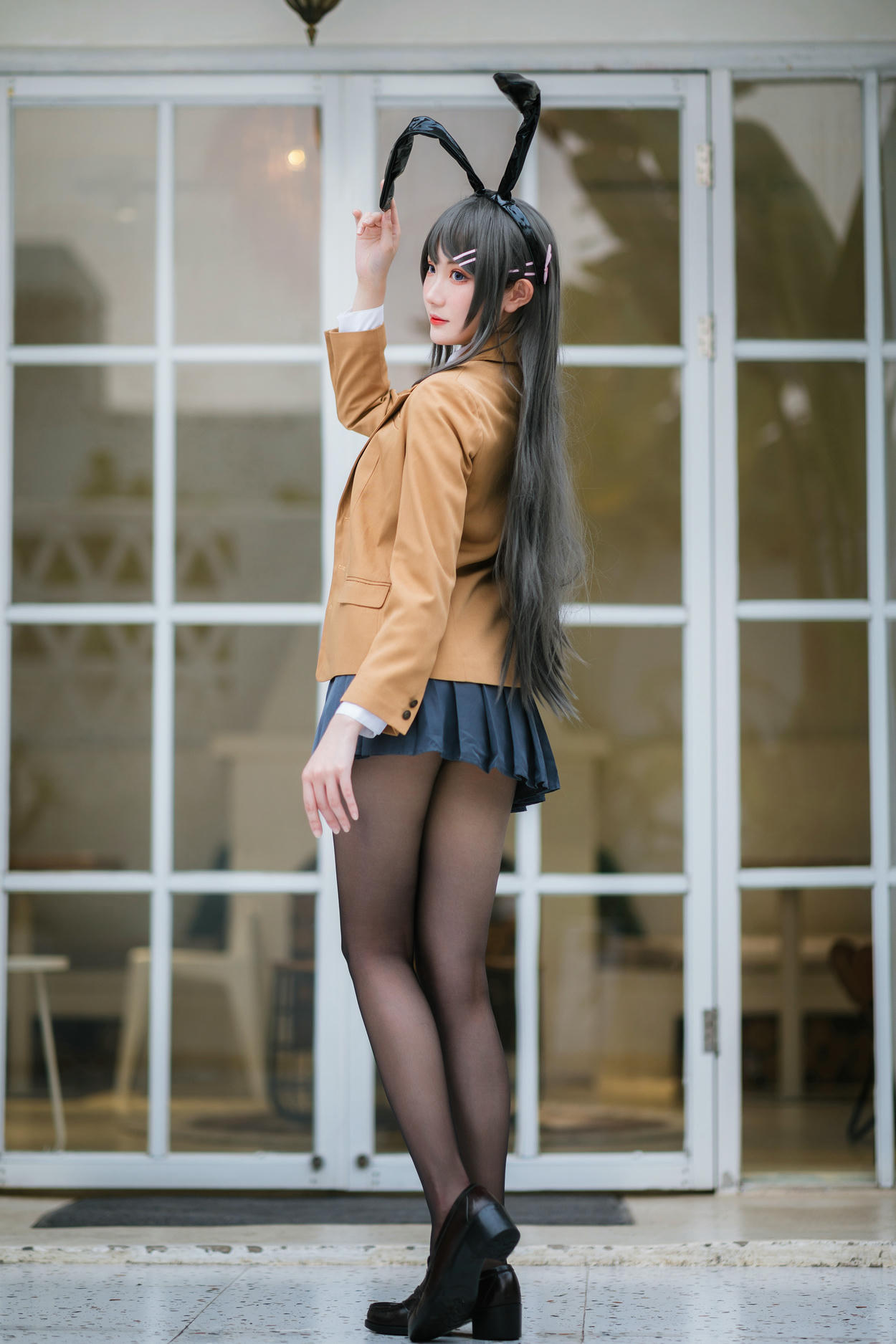 瓜希酱 NO.092 樱岛麻衣 校服[20P-42.2M]_第1集