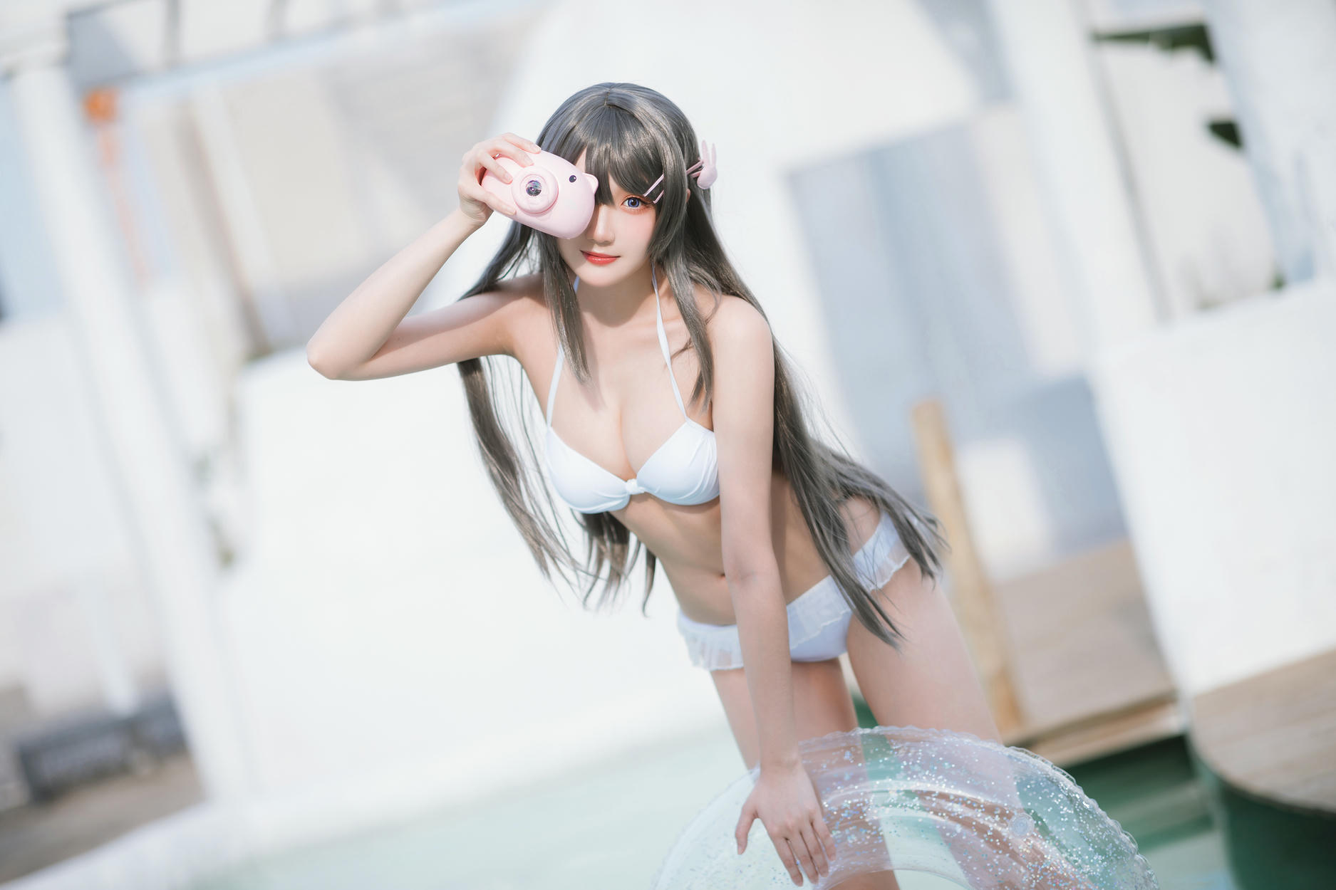 瓜希酱 NO.093 樱岛麻衣 泳装[28P-46.6M]_第1集