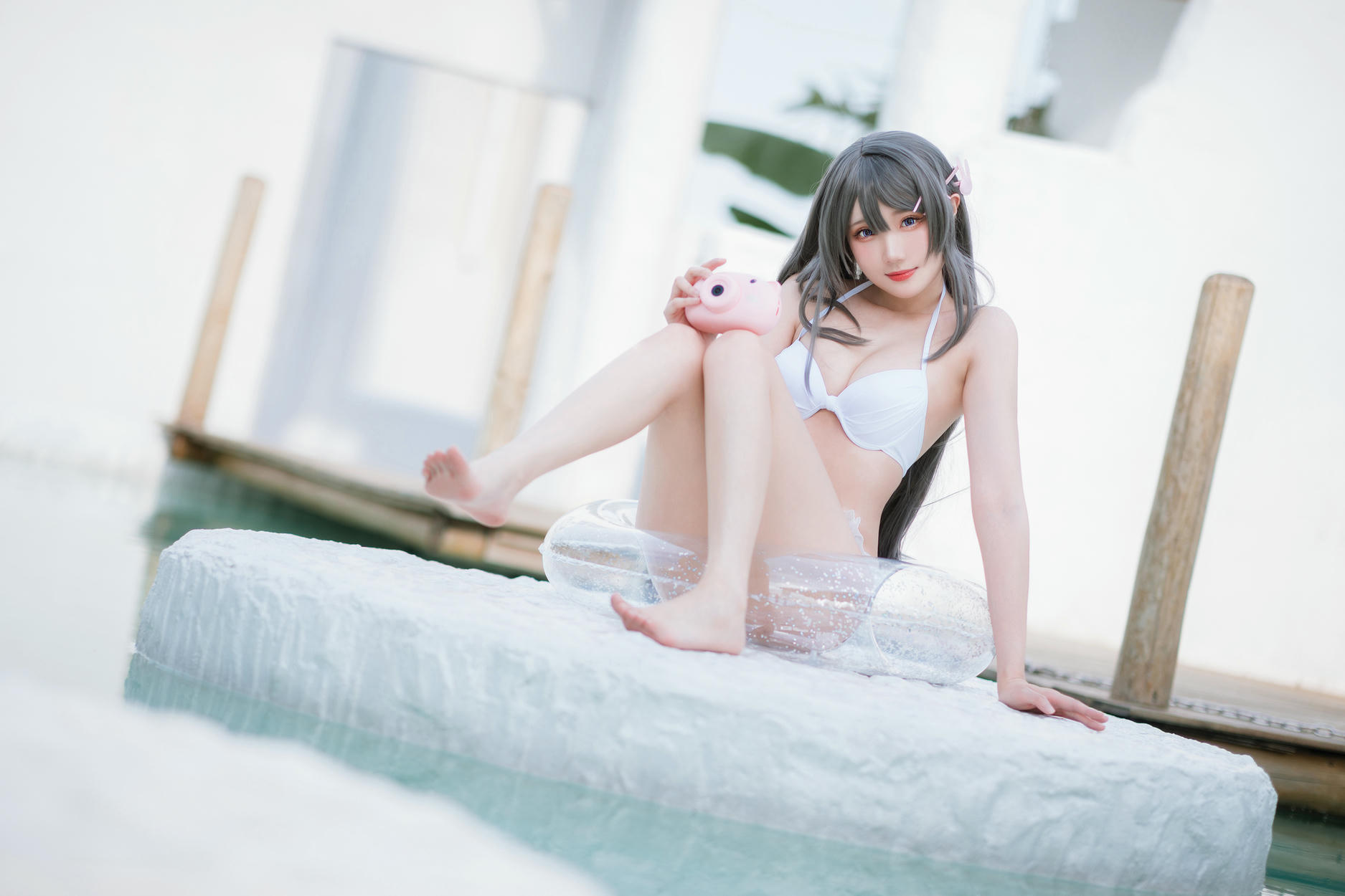 瓜希酱 NO.093 樱岛麻衣 泳装[28P-46.6M]_第1集