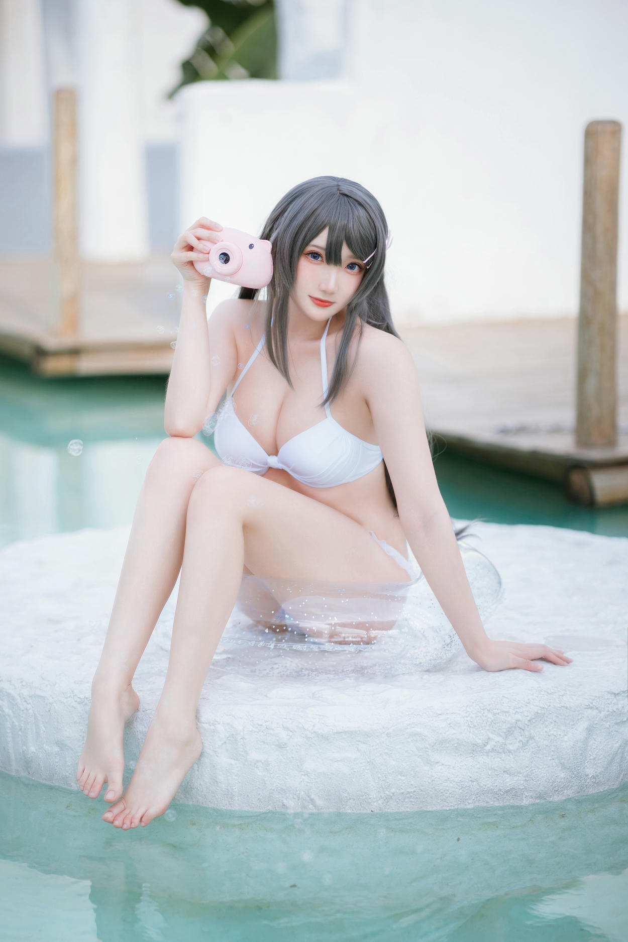 瓜希酱 NO.093 樱岛麻衣 泳装[28P-46.6M]_第1集
